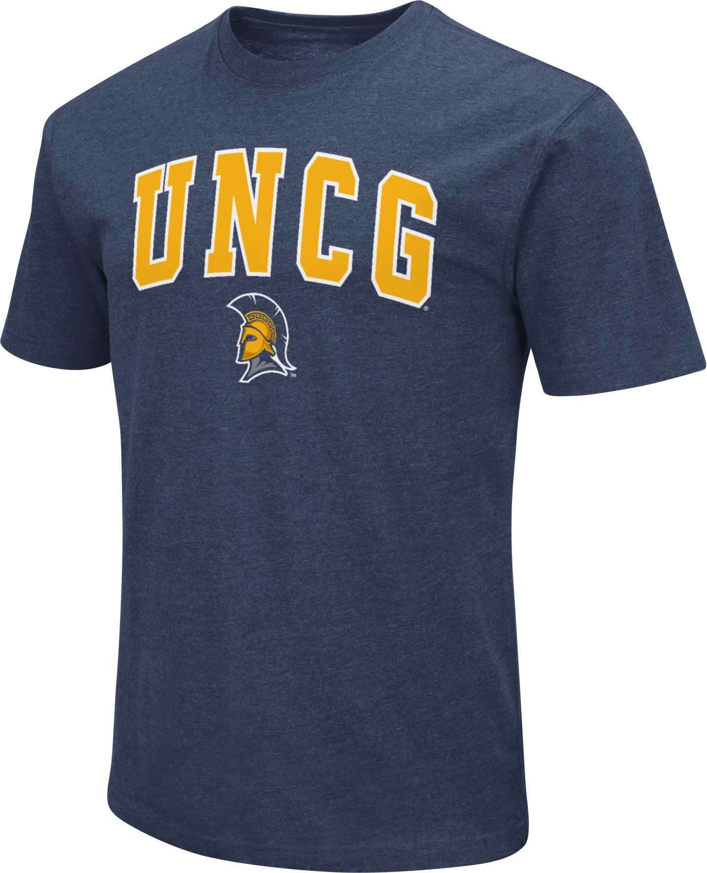 Colosseum Men's UNC Greensboro Spartans Navy T-Shirt