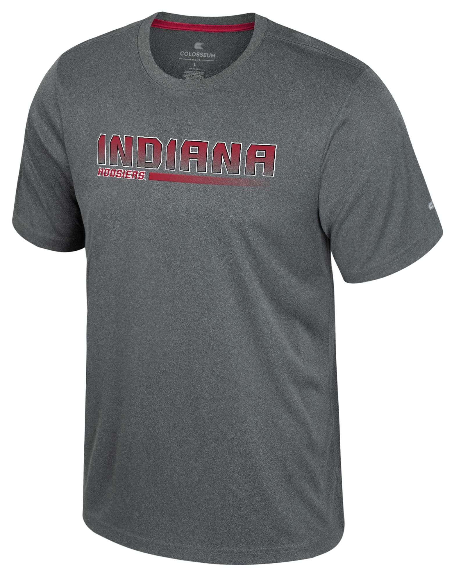 Colosseum Men's Indiana Hoosiers Heather Charcoal Physics T-Shirt