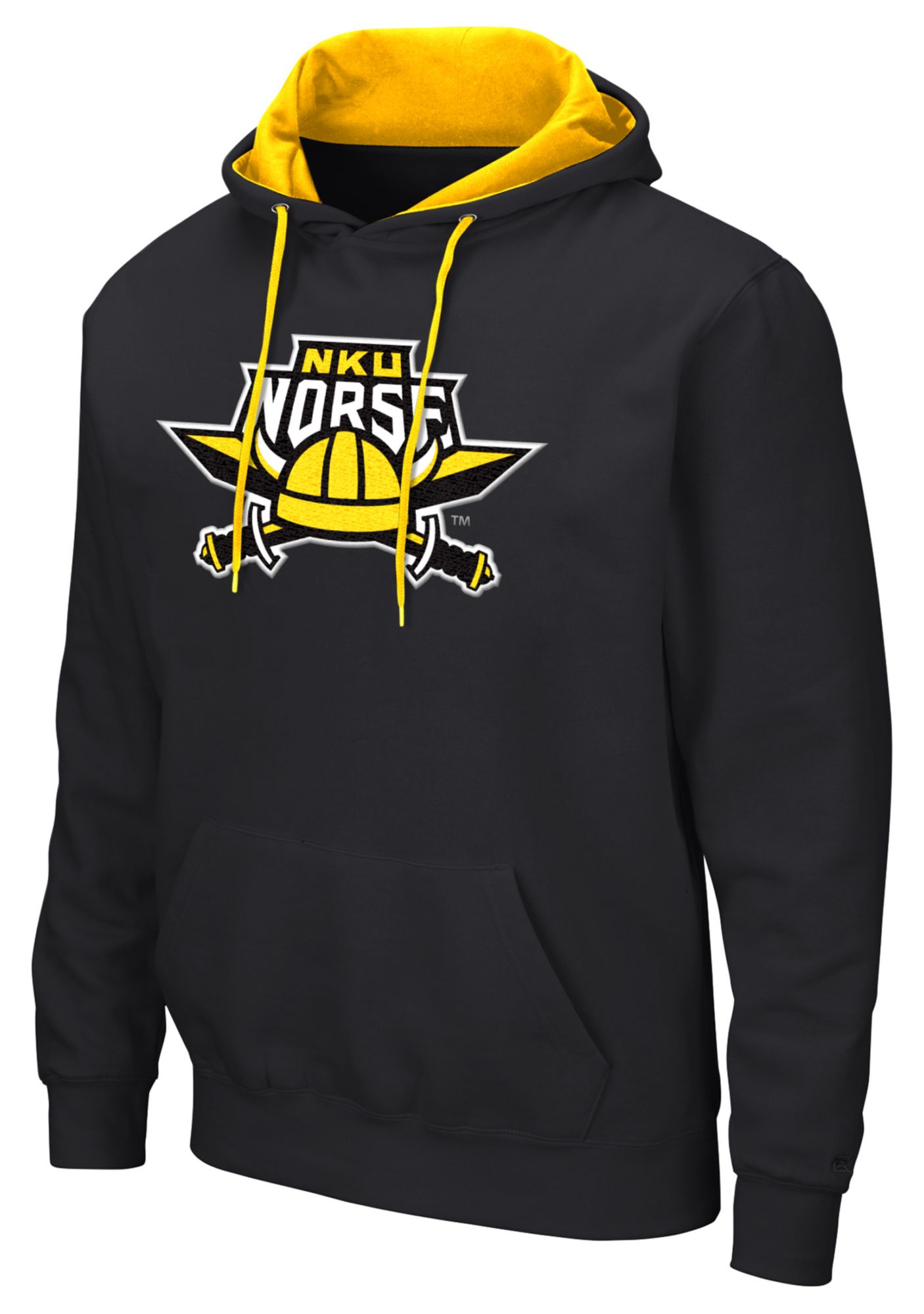 Colosseum Men's Northern Kentucky Norse Black Pullover Hoodie