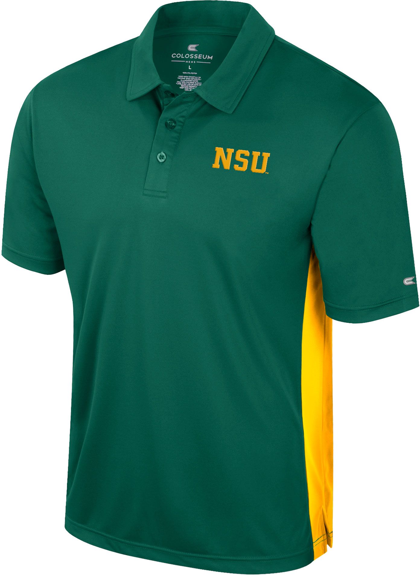 Colosseum Men's Norfolk State Spartans Green Set In Polo