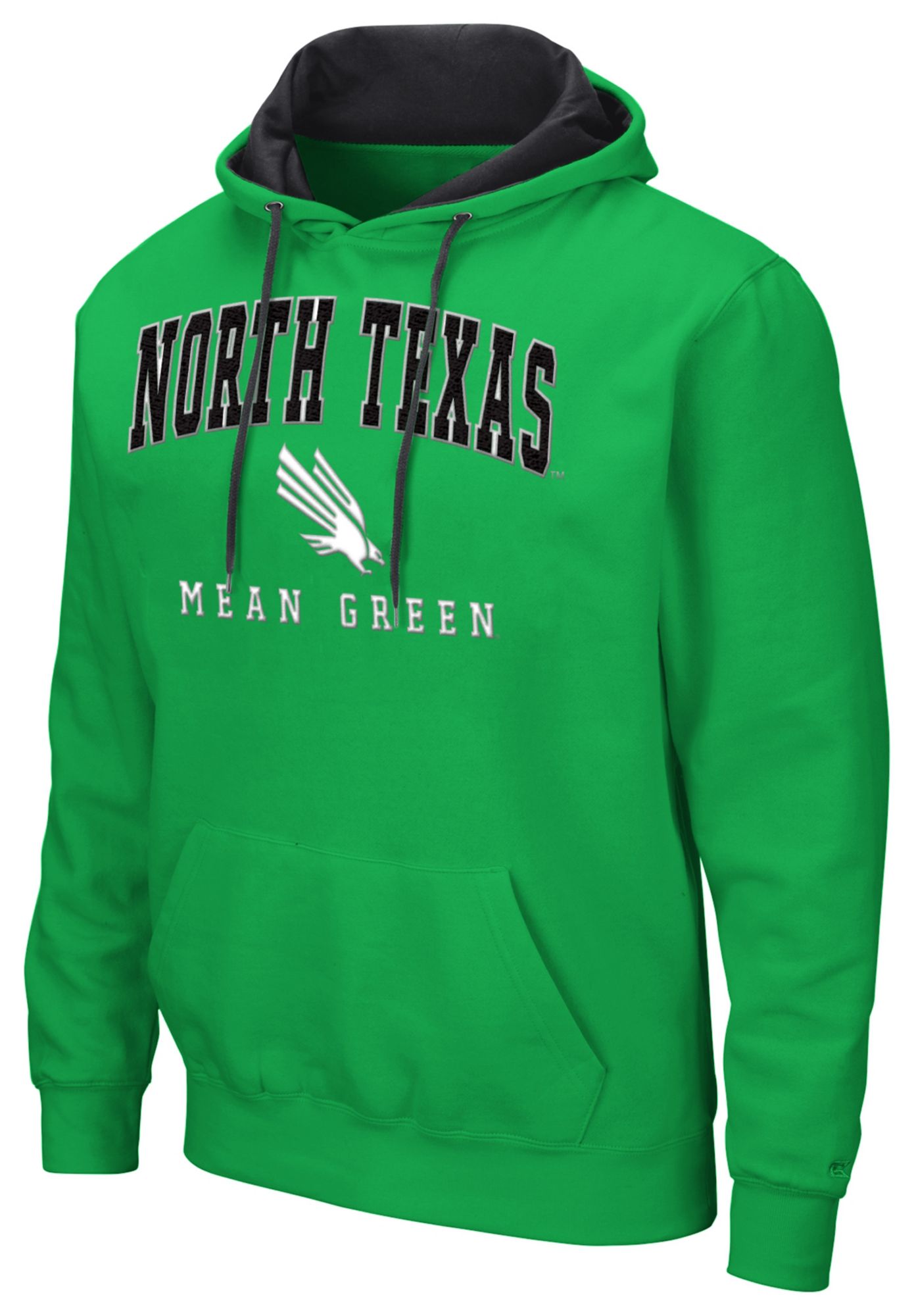 Colosseum Men's North Texas Mean Green Kelly Green Pullover Hoodie