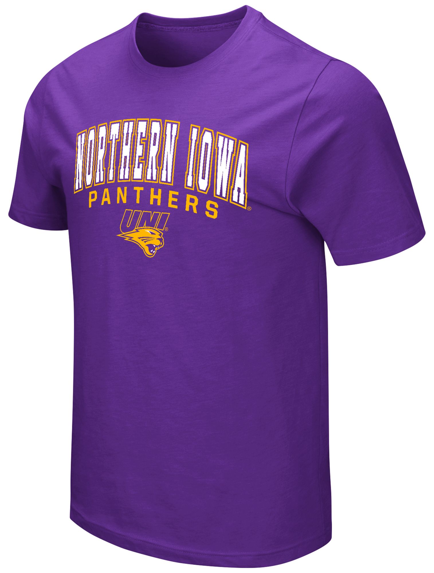 Colosseum Men's Northern Iowa Panthers  Purple T-Shirt