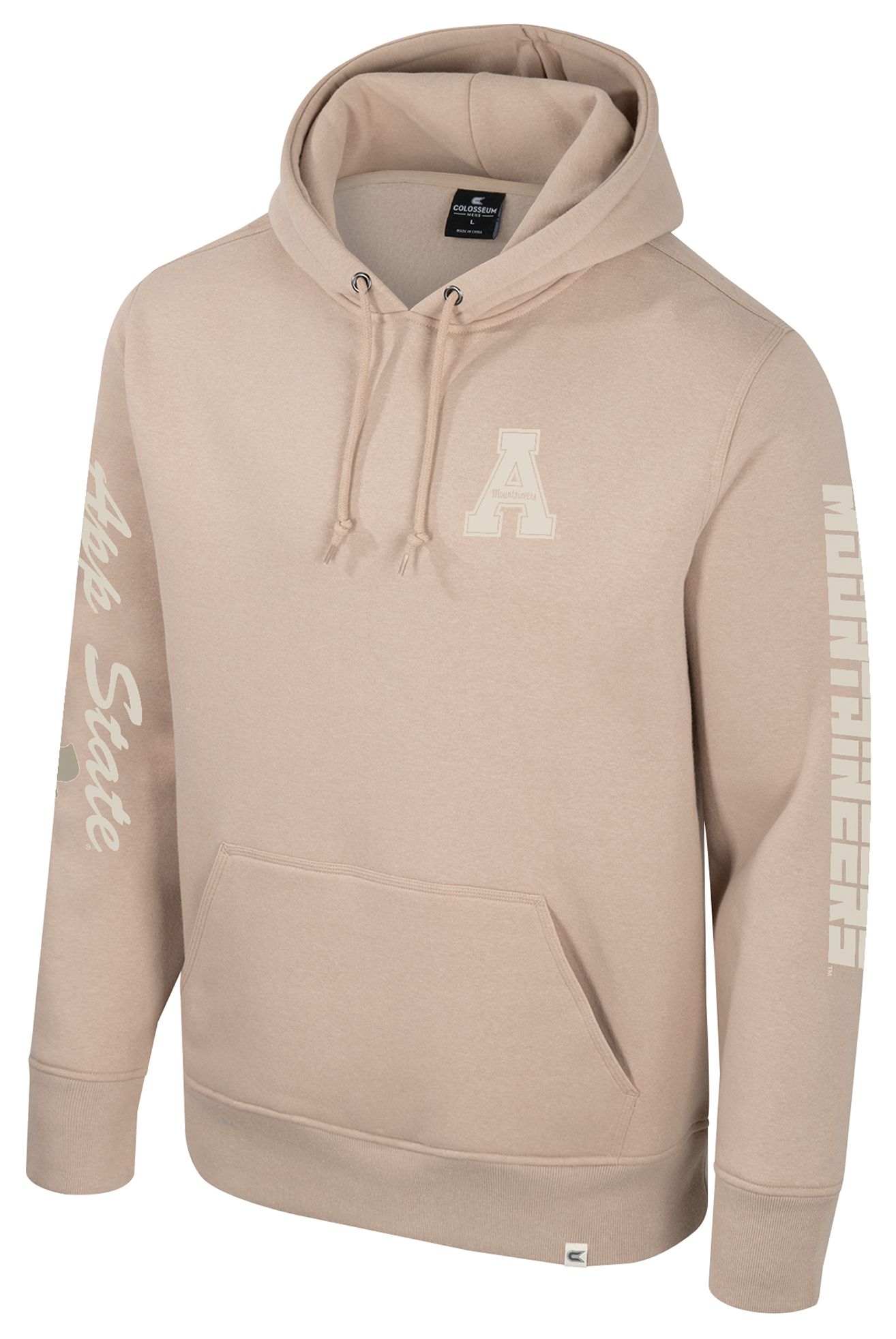 Colosseum Men's Appalachian State Mountaineers Natural Wonder Marled Pullover Hoodie