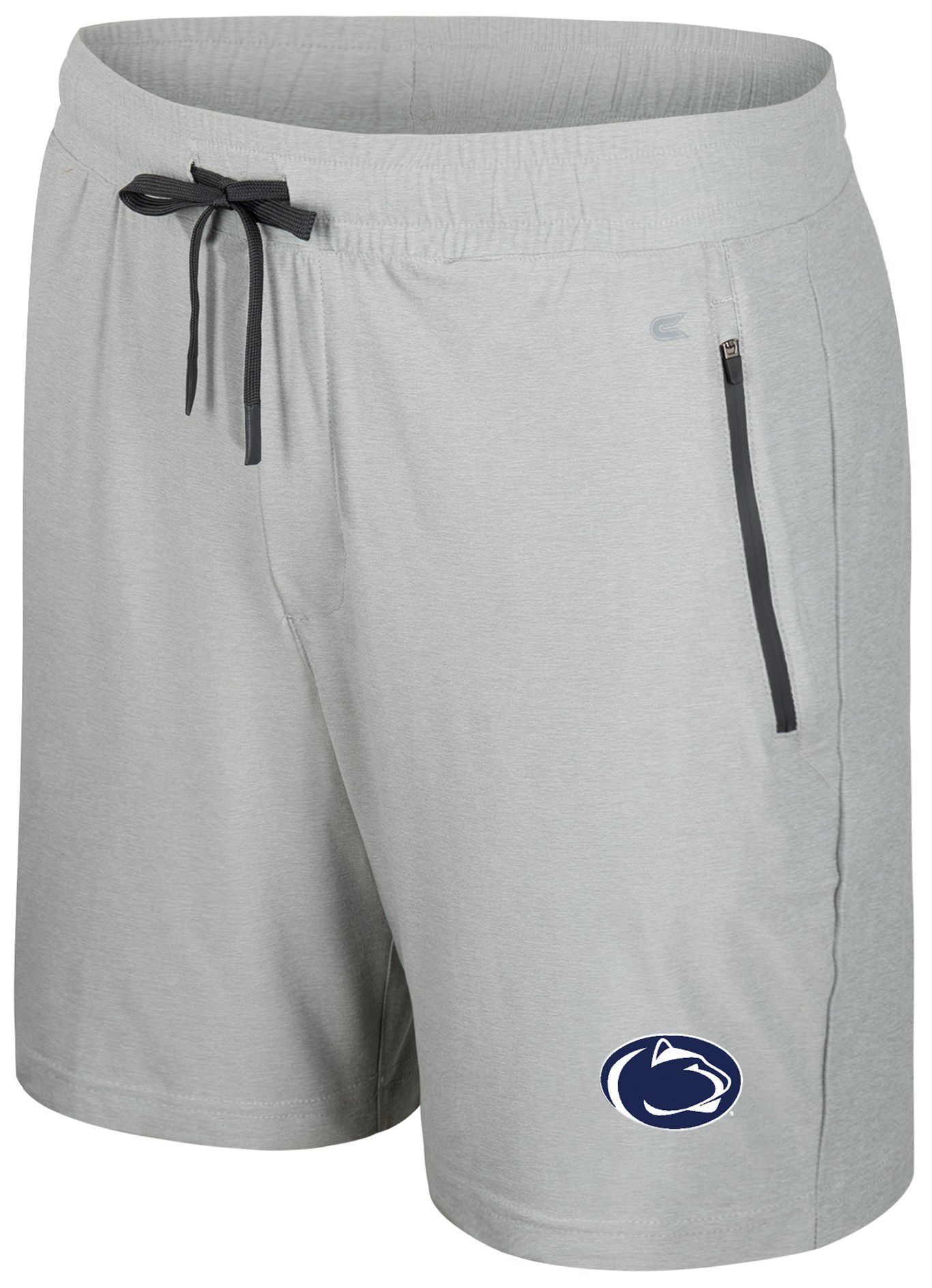 Colosseum Men's Penn State Nittany Lions Ash Grey Atomic Shorts