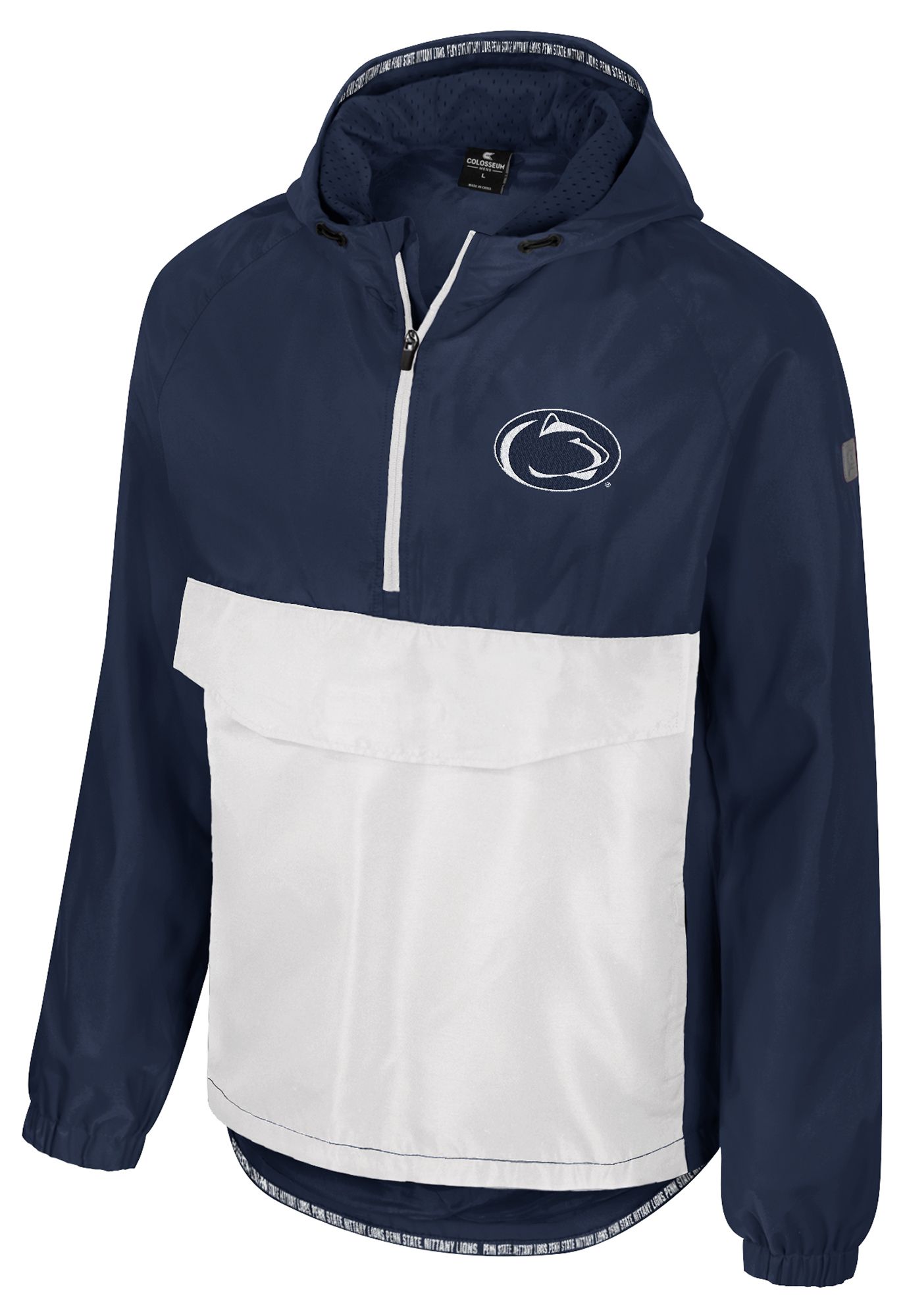 Colosseum Men's Penn State Nittany Lions Navy Reload Anorak Half-Zip Jacket