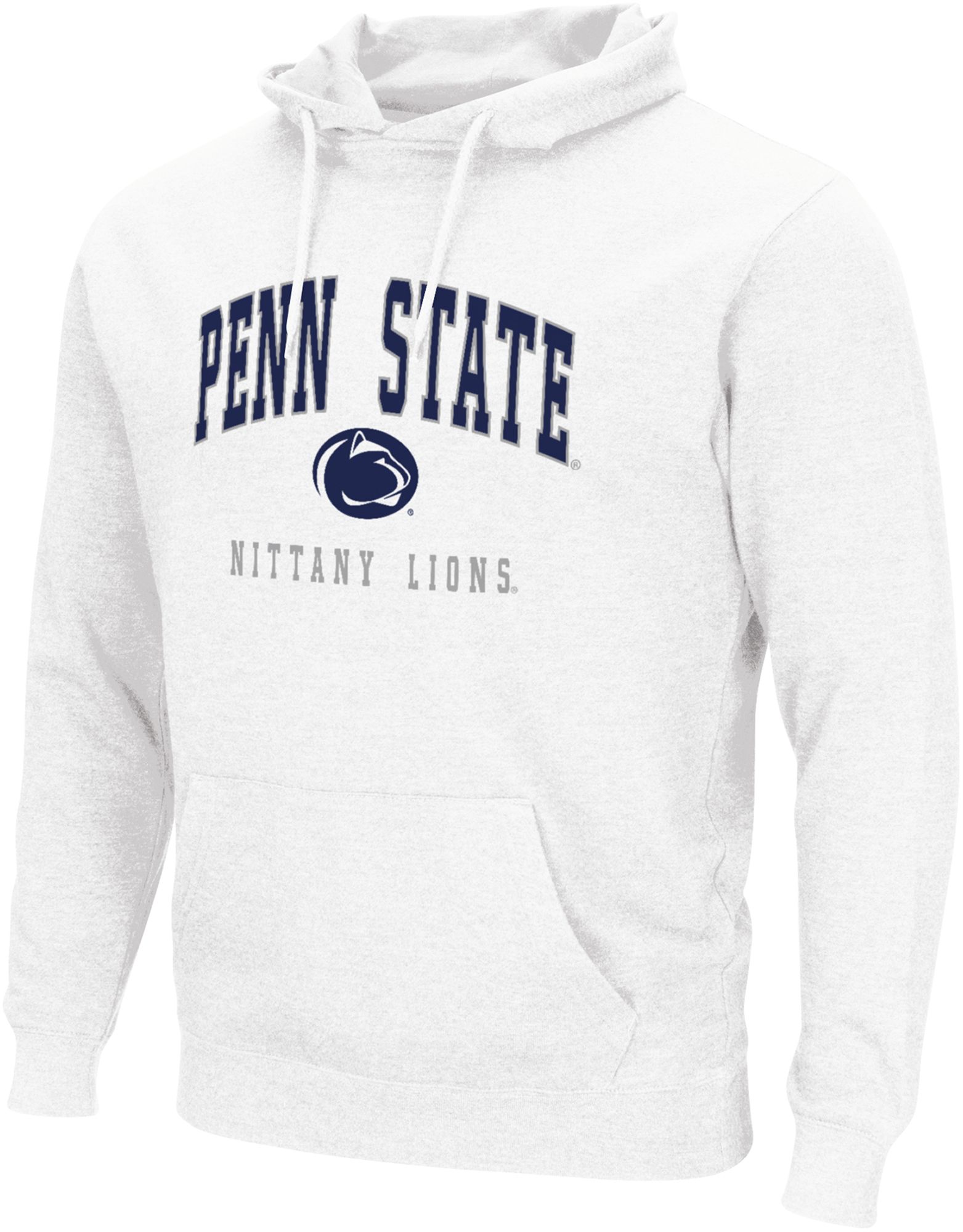 Colosseum Men's Penn State Nittany Lions White Campus Pullover Hoodie