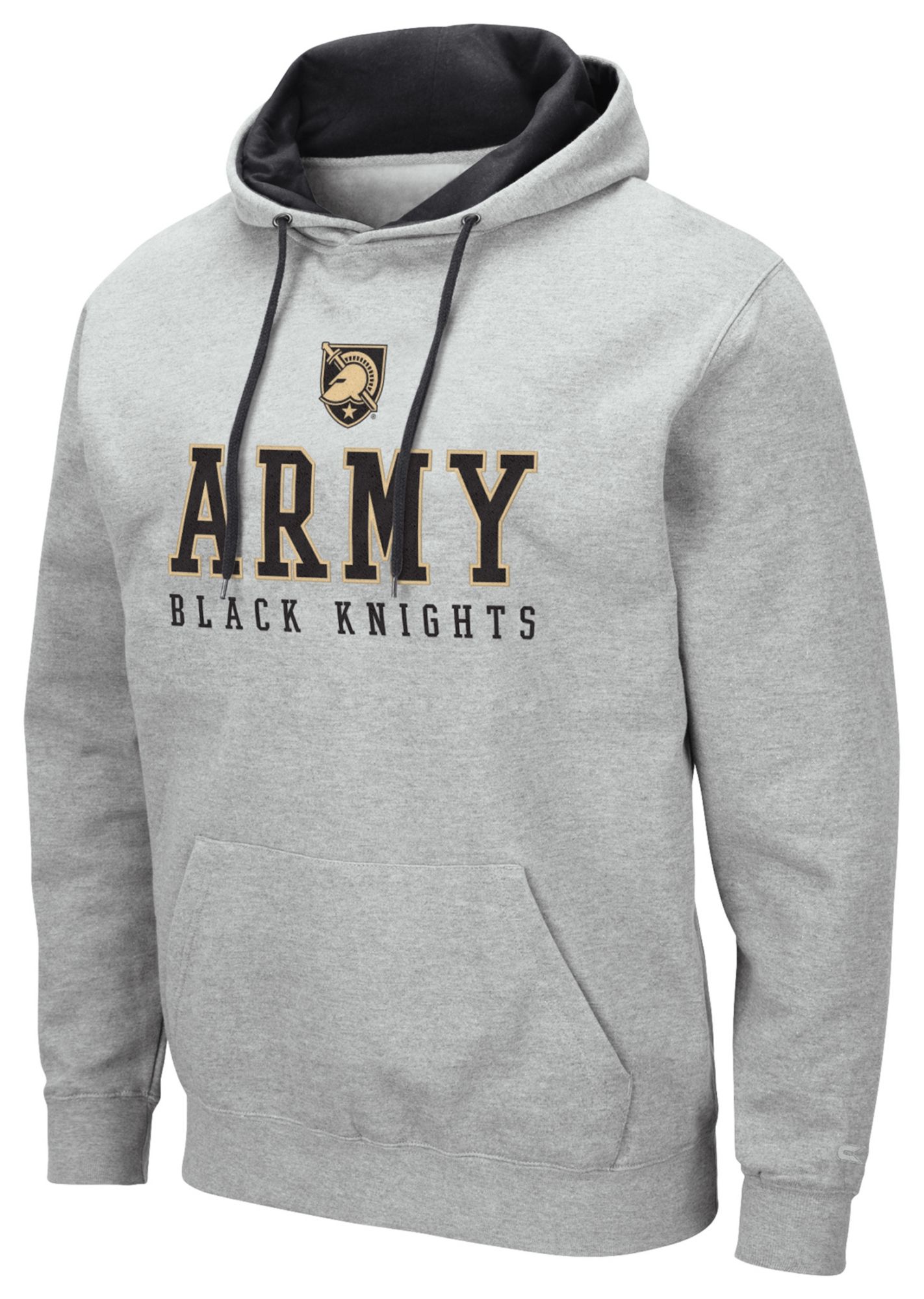 Colosseum Men's Army West Point Black Knights Heather Grey Pullover Hoodie
