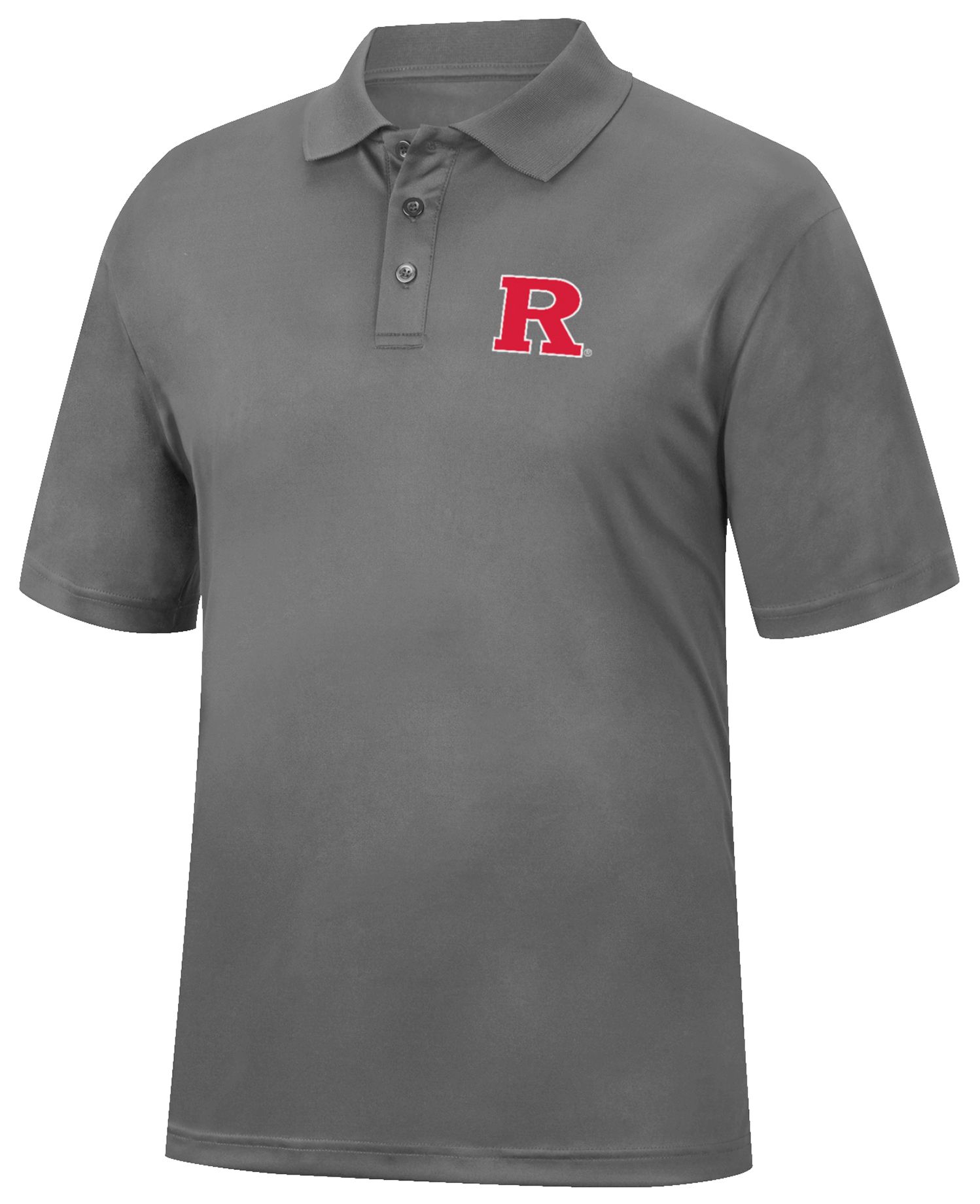 Colosseum Men's Rutgers Scarlet Knights Charcoal Stance Polo