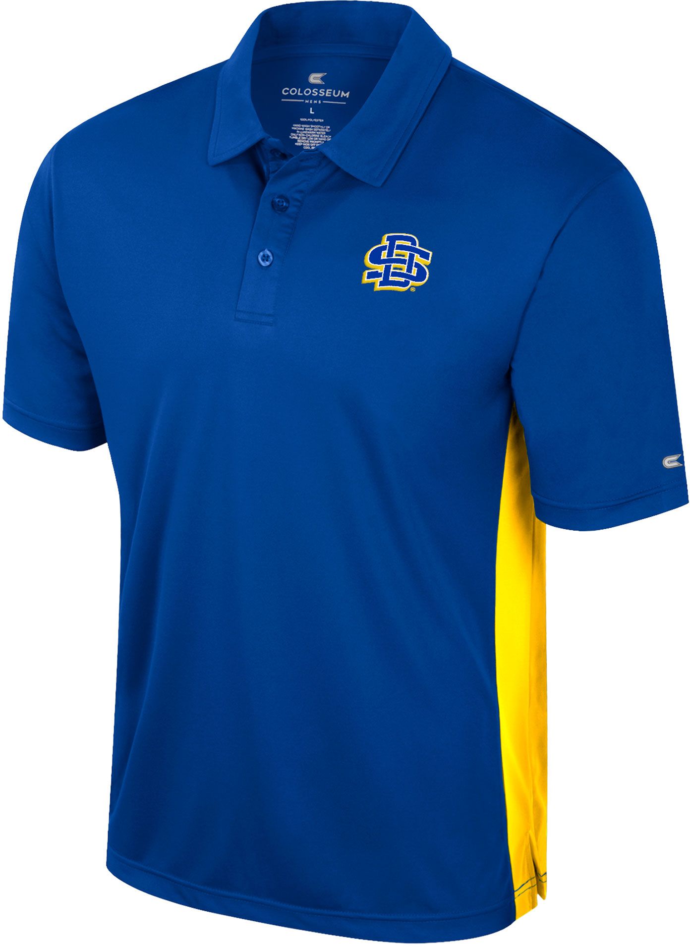 Colosseum Men's South Dakota State Jackrabbits Blue Set In Polo