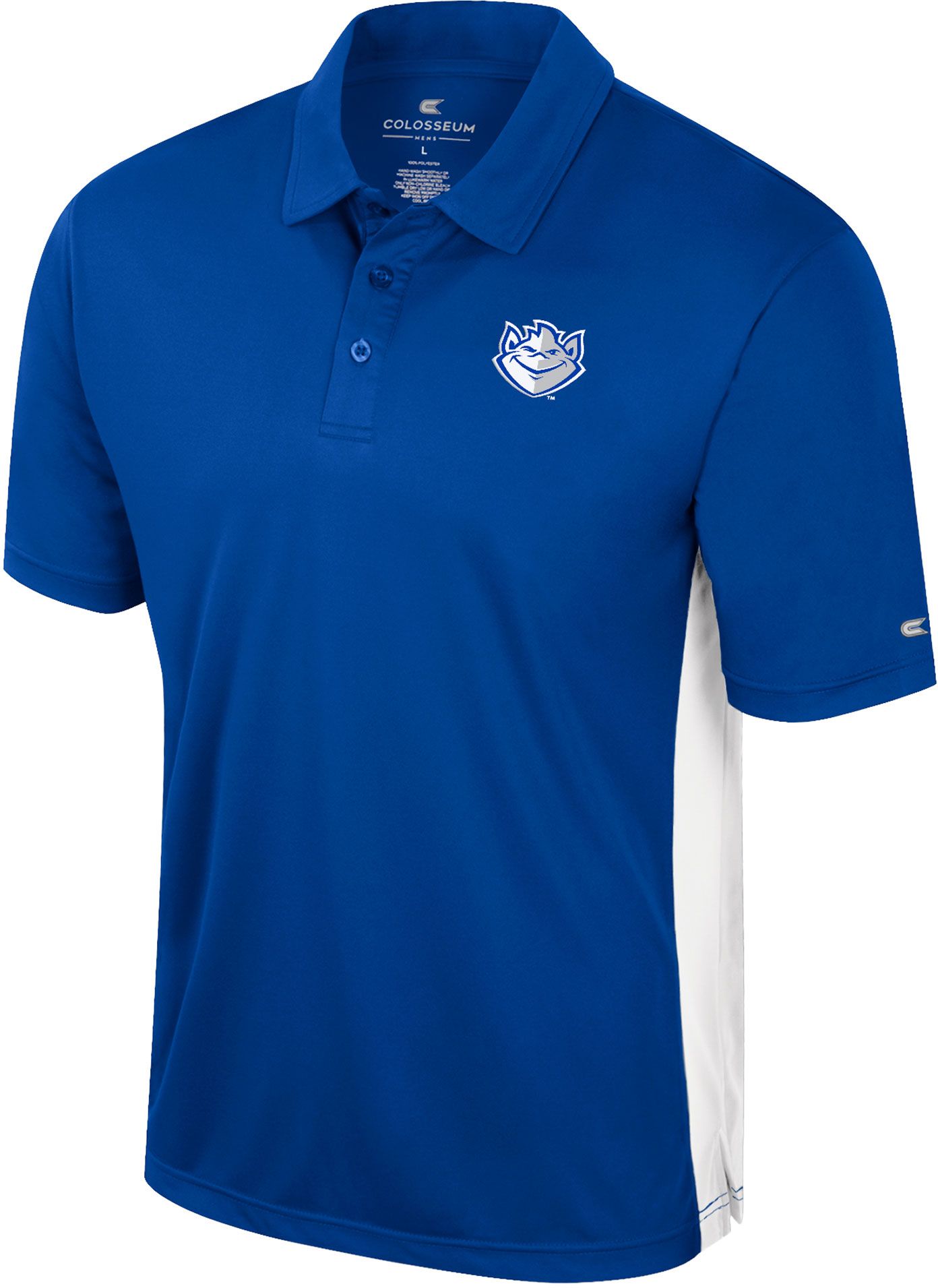 Colosseum Men's Saint Louis Billikens Blue Set In Polo