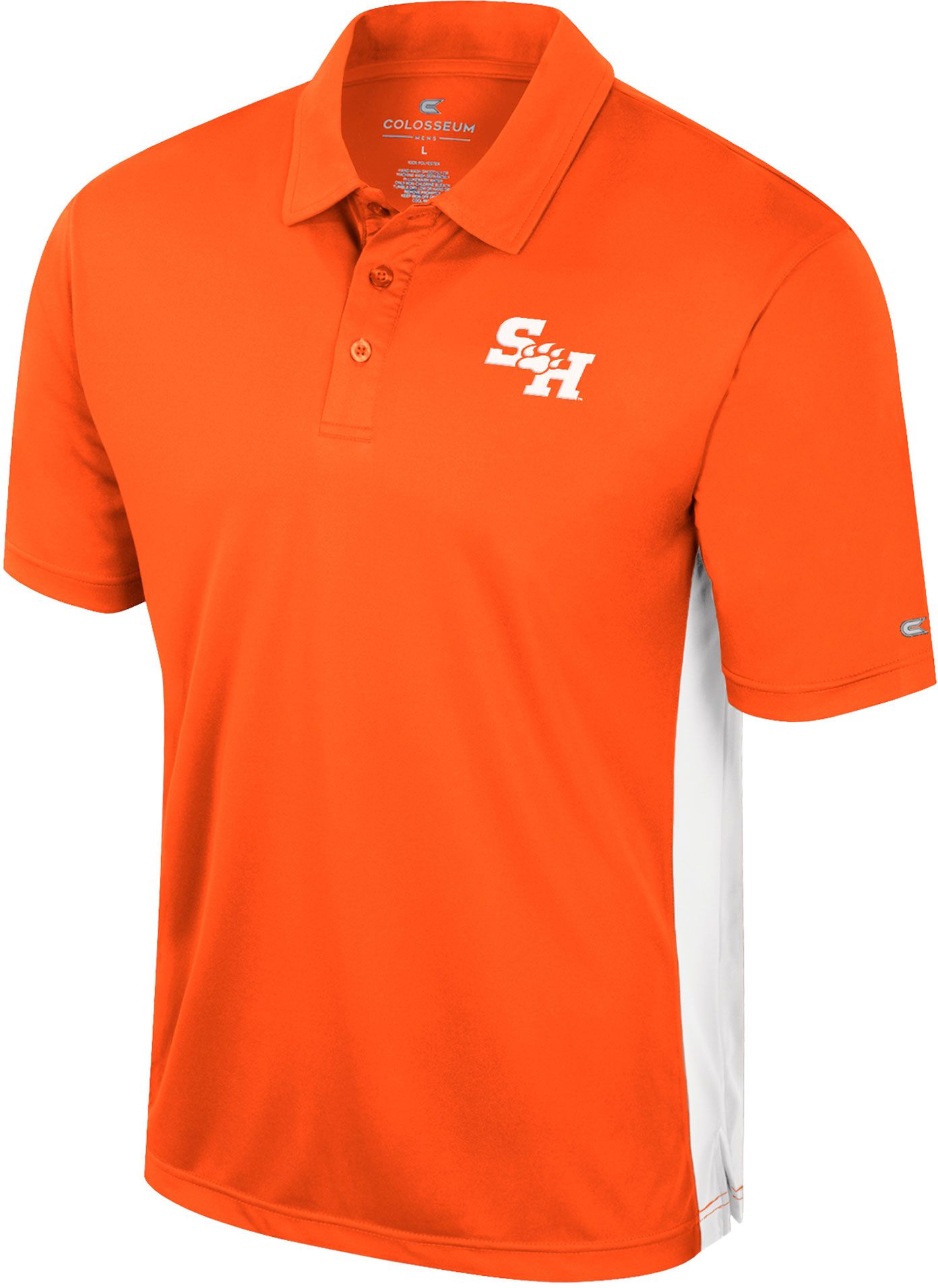 Colosseum Men's Sam Houston Bearkats Orange Set In Polo
