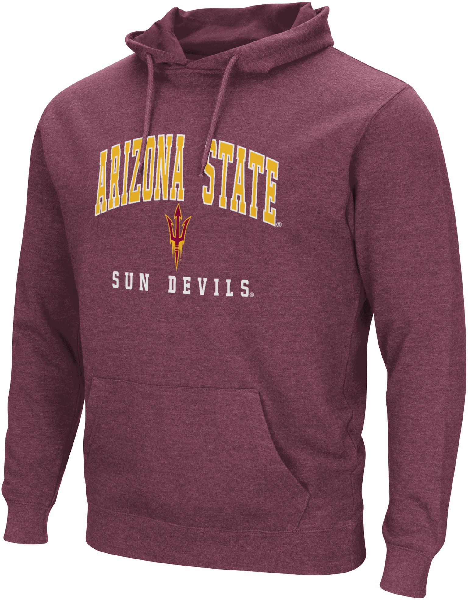 Colosseum Men's Arizona State Sun Devils Maroon Pullover Hoodie