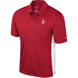 Colosseum Men's Stanford Cardinal Cardinal Set In Polo