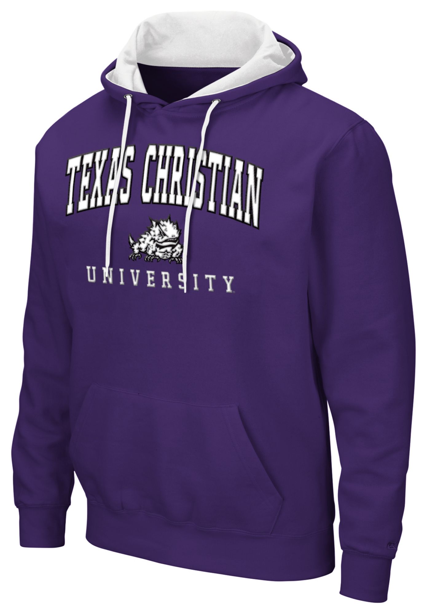 Colosseum Men's TCU Horned Frogs Purple Pullover Hoodie