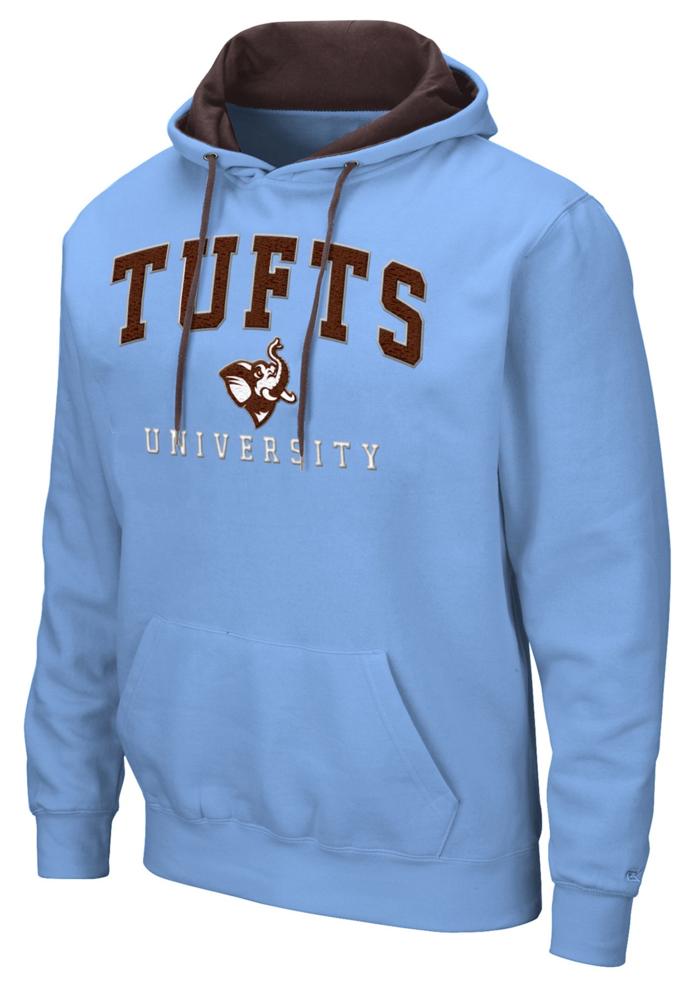 Colosseum Men's Tufts Jumbos Sky Pullover Hoodie