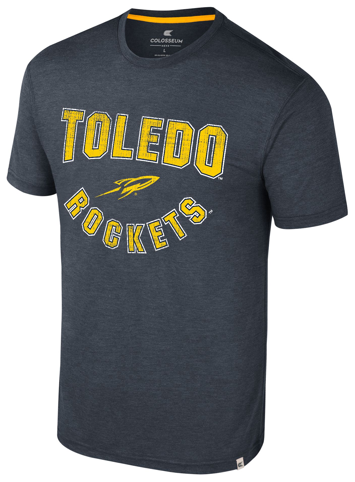 Colosseum Men's Toledo Rockets Navy Virtual Reality T-Shirt