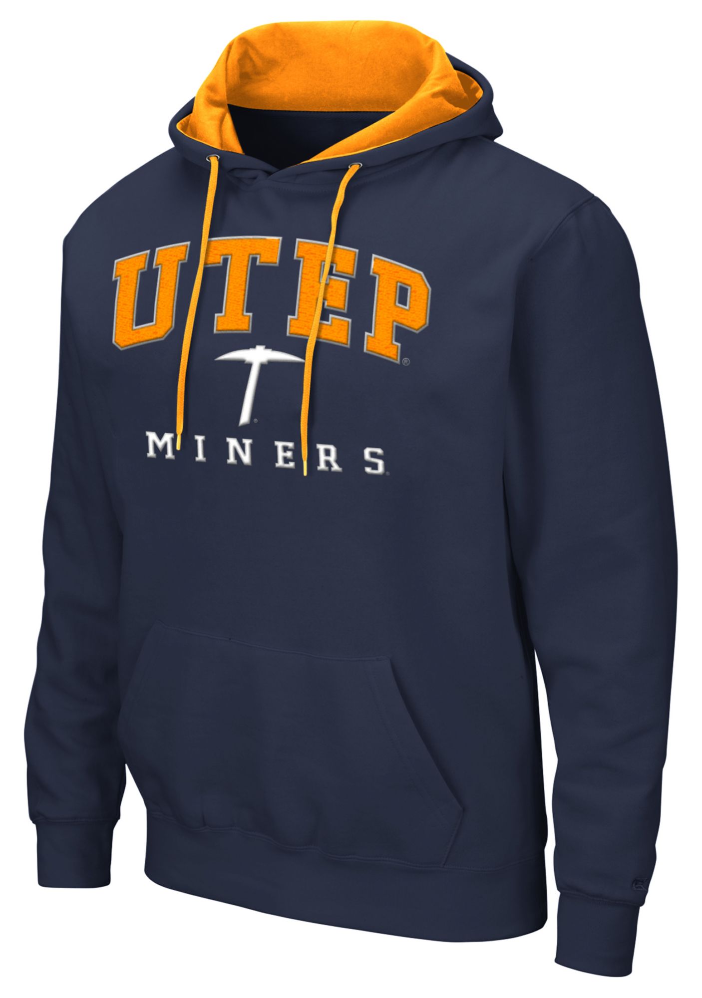 Colosseum Men's UTEP Miners Navy Pullover Hoodie