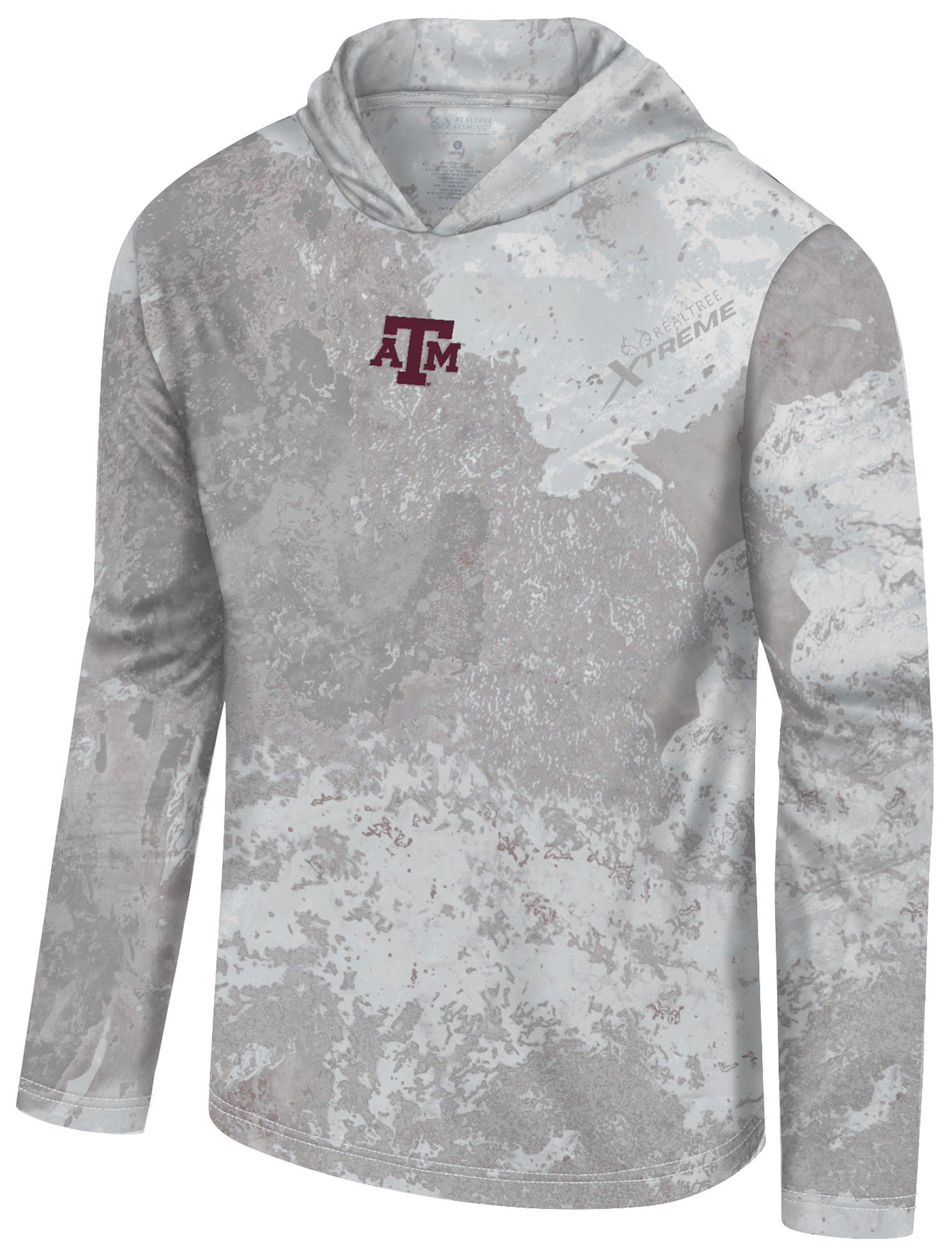 Colosseum Men's Texas A&M Aggies Salt Roscoe Long Sleeve Hoodie T-Shirt