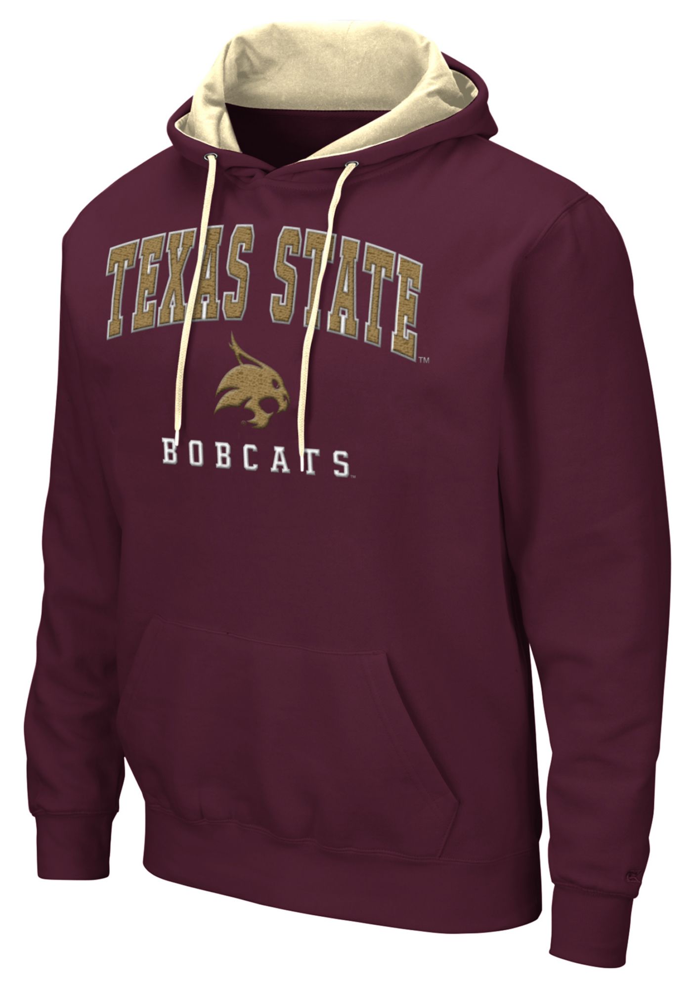 Colosseum Men's Texas State Bobcats Maroon Pullover Hoodie