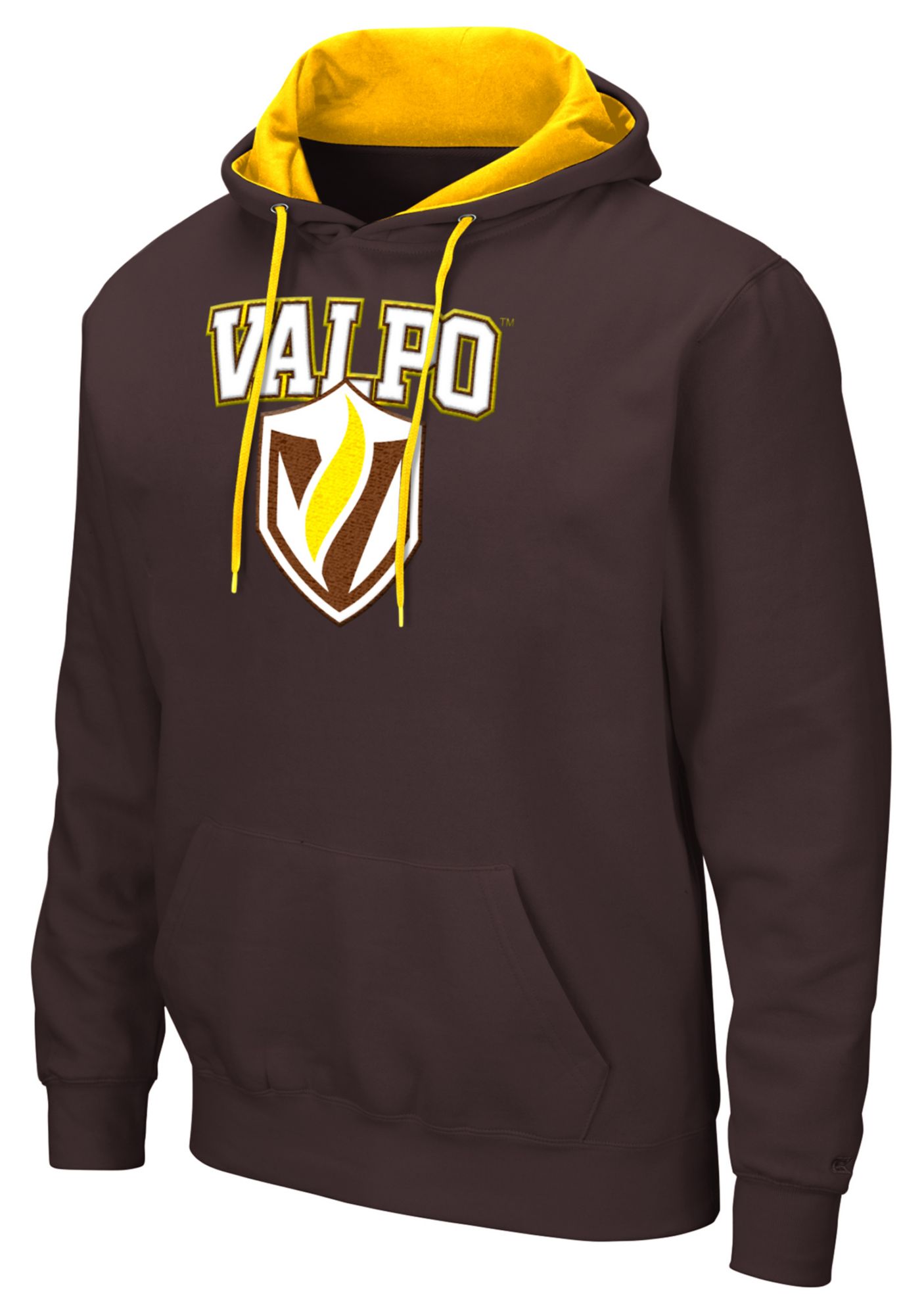 Colosseum Men's Valparaiso Beacons Brown Pullover Hoodie