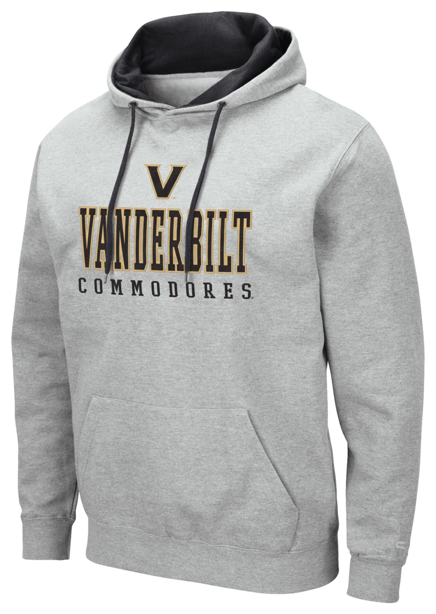 Colosseum Men's Vanderbilt Commodores Heather Grey Pullover Hoodie