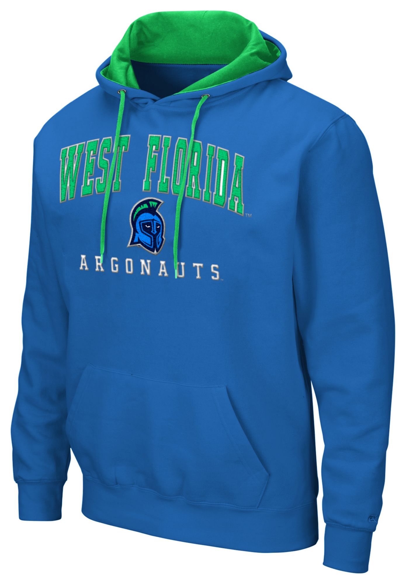 Colosseum Men's West Florida Argonauts Blue Pullover Hoodie