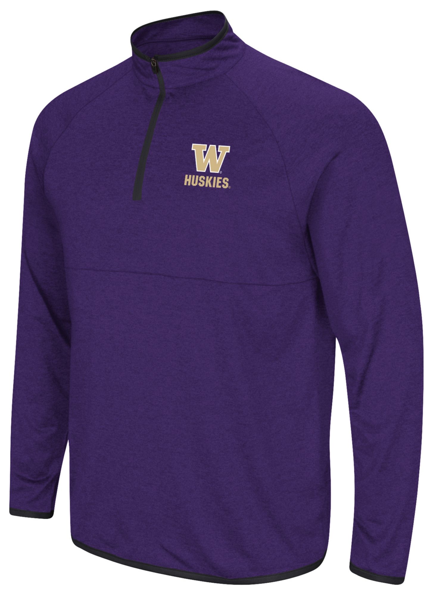 Colosseum Men's Washington Huskies Purple 1/4 Zip Pullover