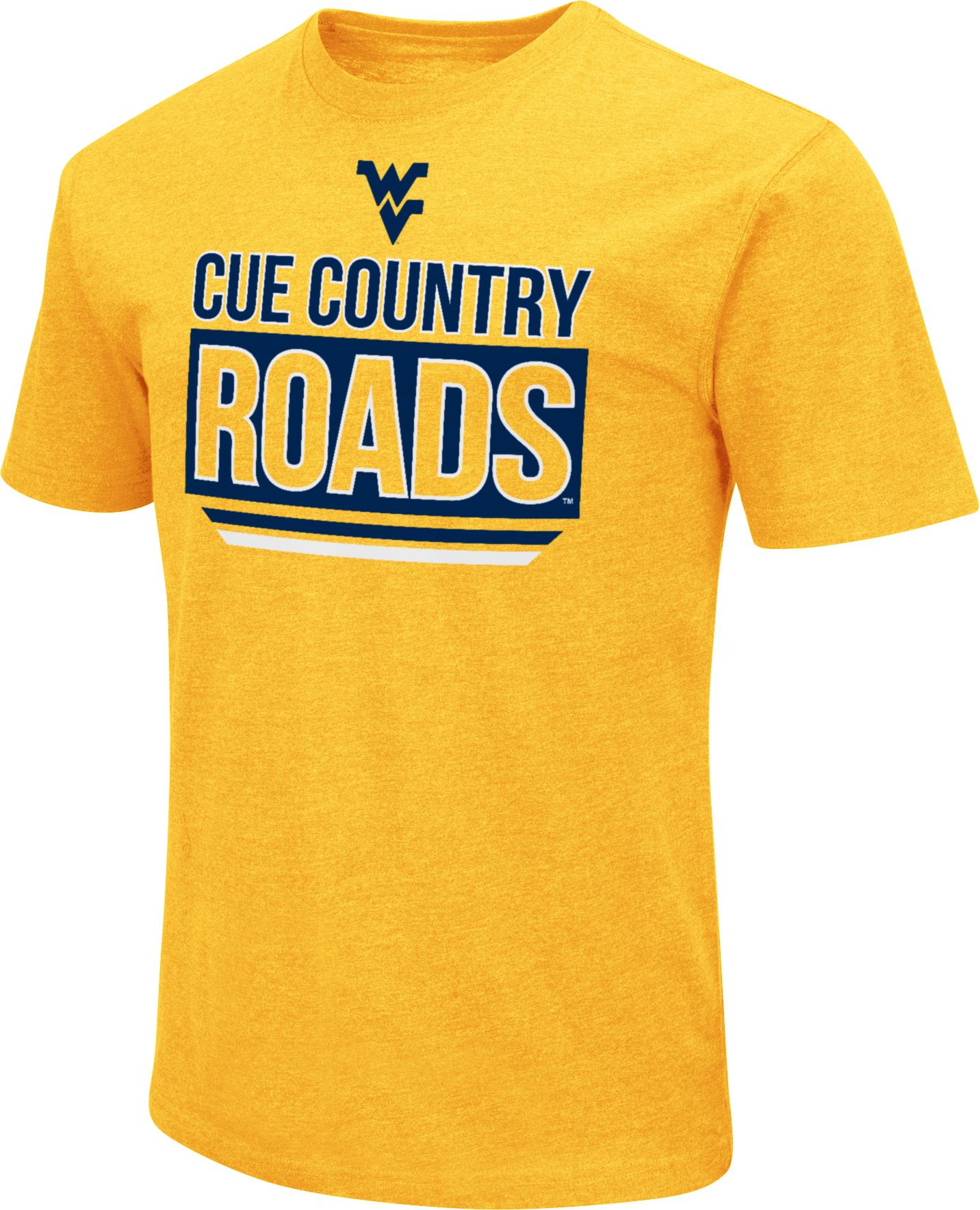 Colosseum Men's  West Virginia Mountaineers Gold Country Roads T-Shirt