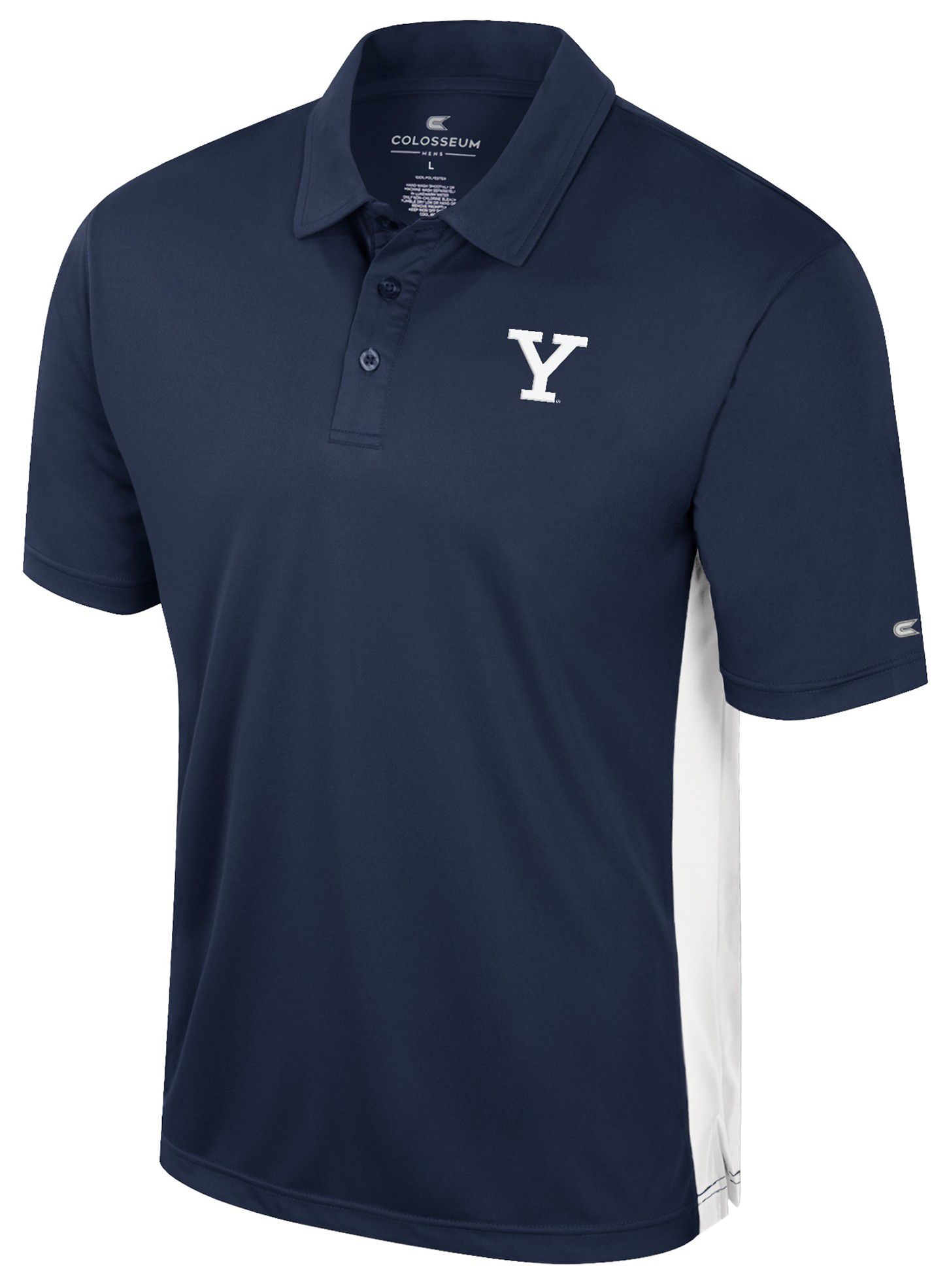 Colosseum Men's Yale Bulldogs NAVY Polo