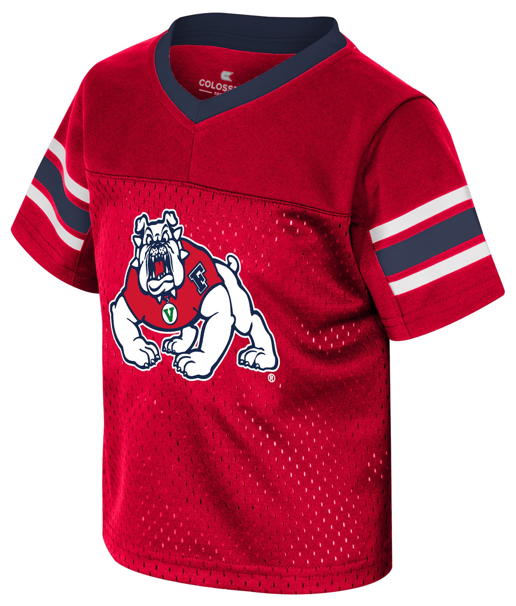 Colosseum Toddler Fresno State Bulldogs Red Field Time Jersey