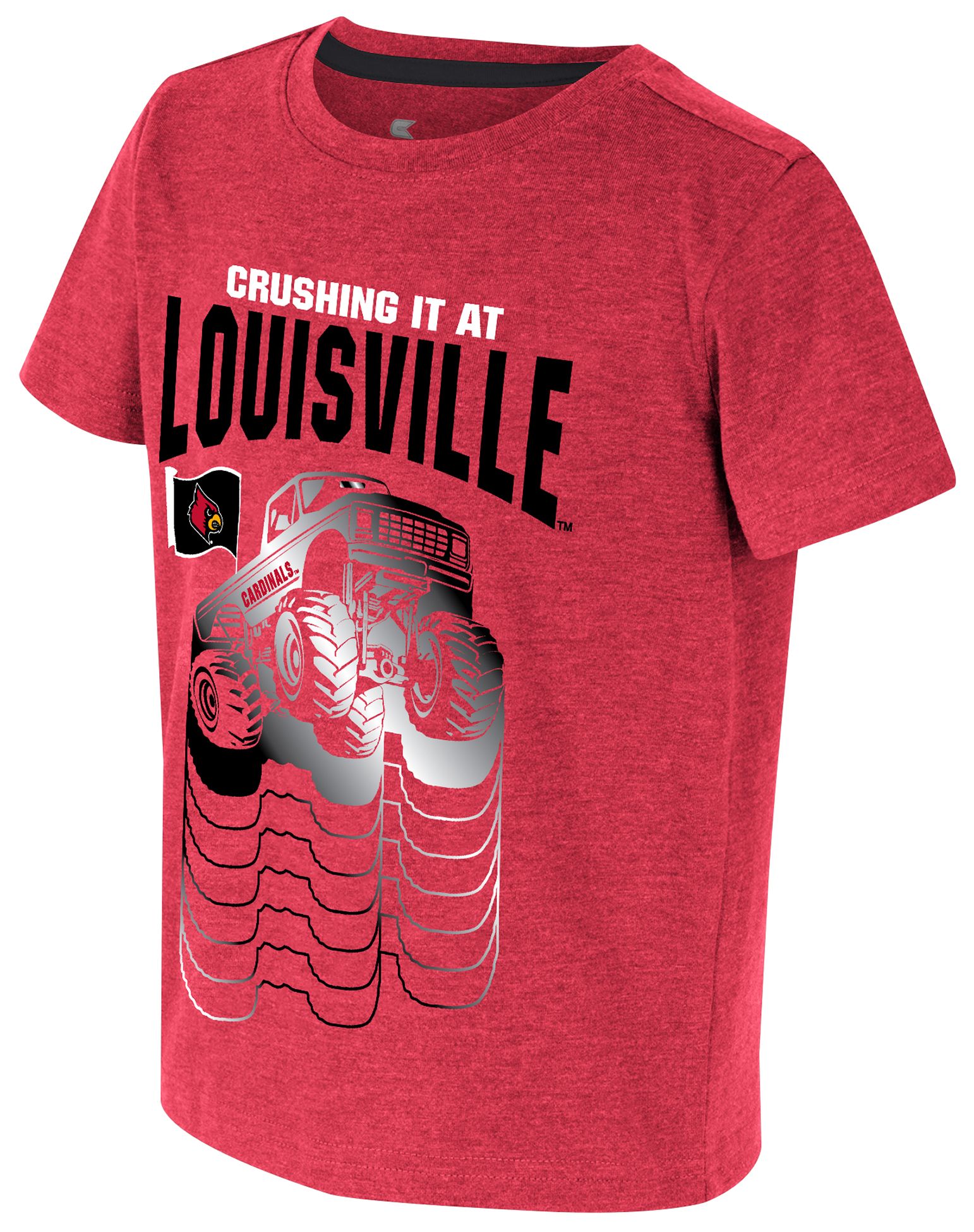 Colosseum Toddler Louisville Cardinals Red Crush It T-Shirt
