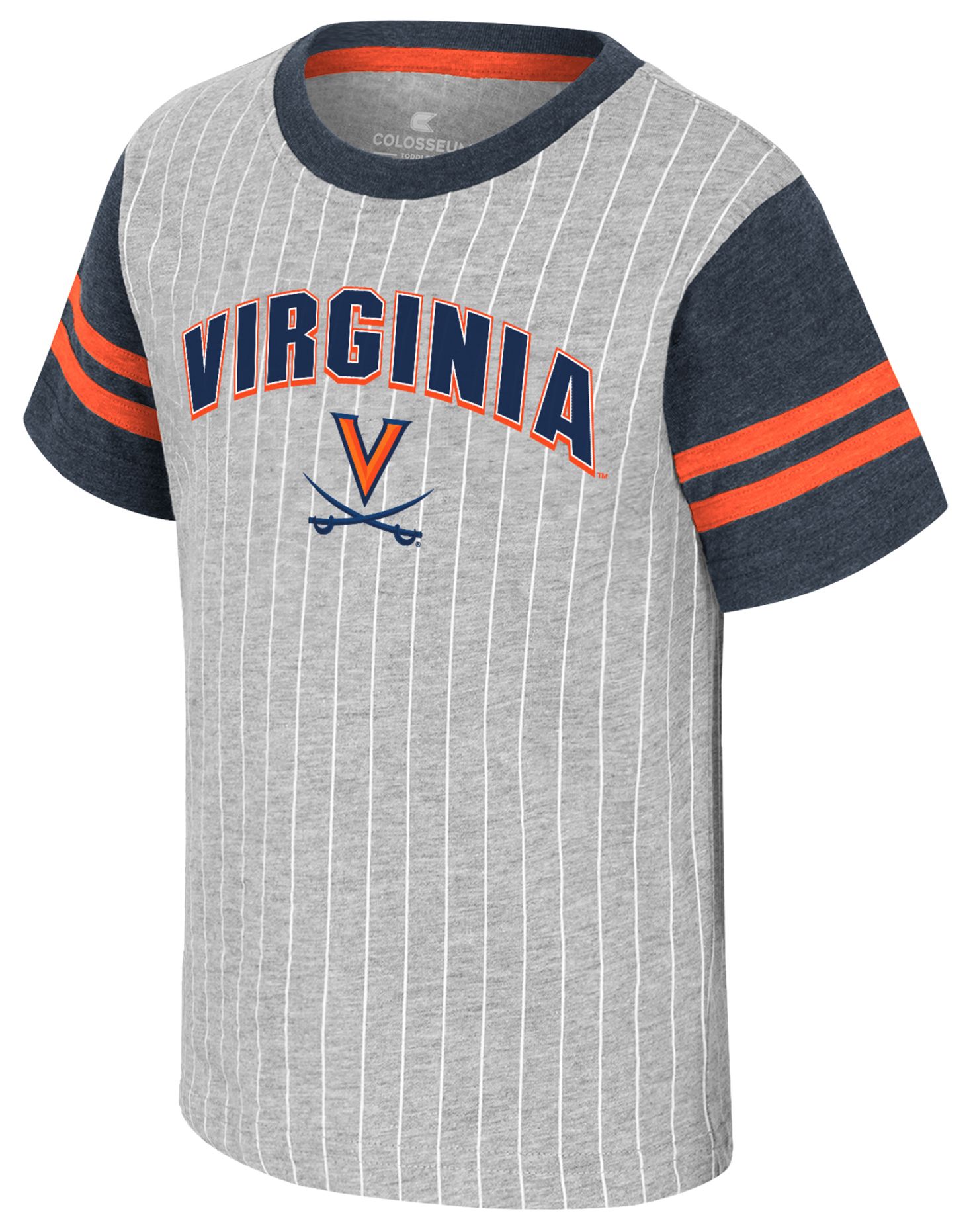 Colosseum Toddler Virginia Cavaliers Heather Grey Airball T-Shirt