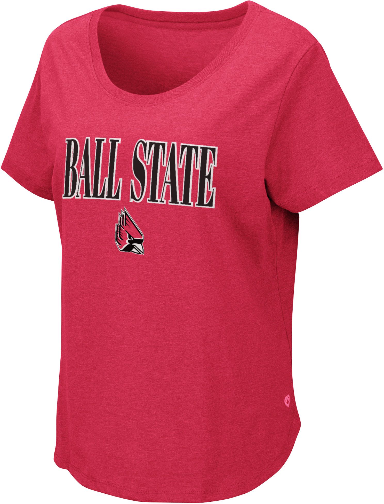 Colosseum Women's Ball State Cardinals Red T-Shirt
