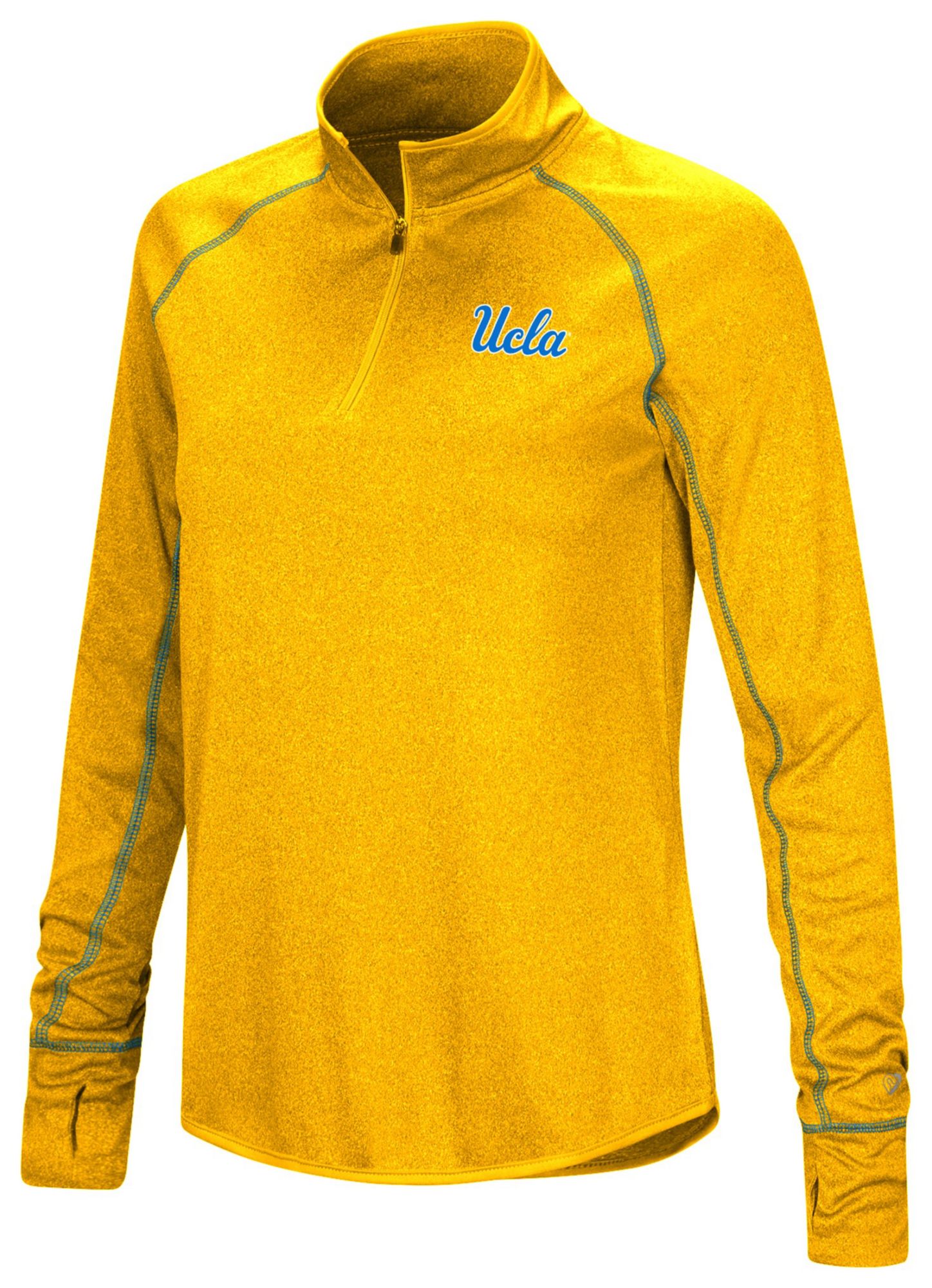Colosseum Women's UCLA Bruins Gold 1/4 Zip Pullover