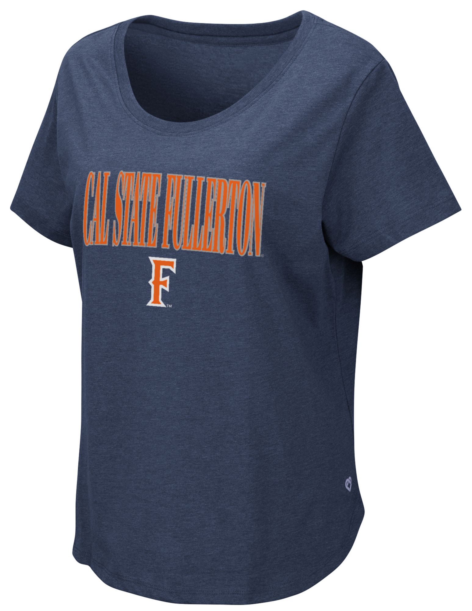 Colosseum Women's Cal State Fullerton Titans Navy T-Shirt