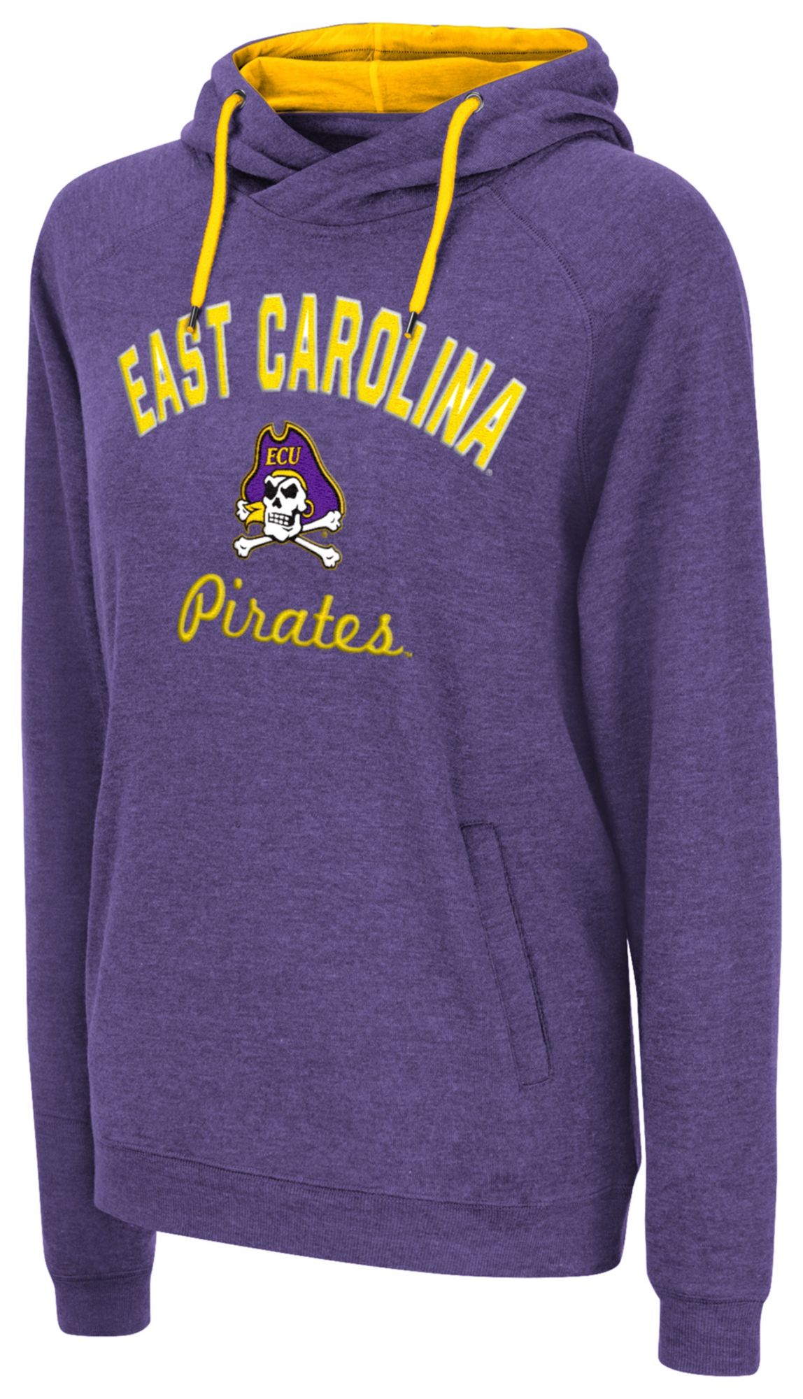 Colosseum Women's East Carolina Pirates Purple Pullover Hoodie