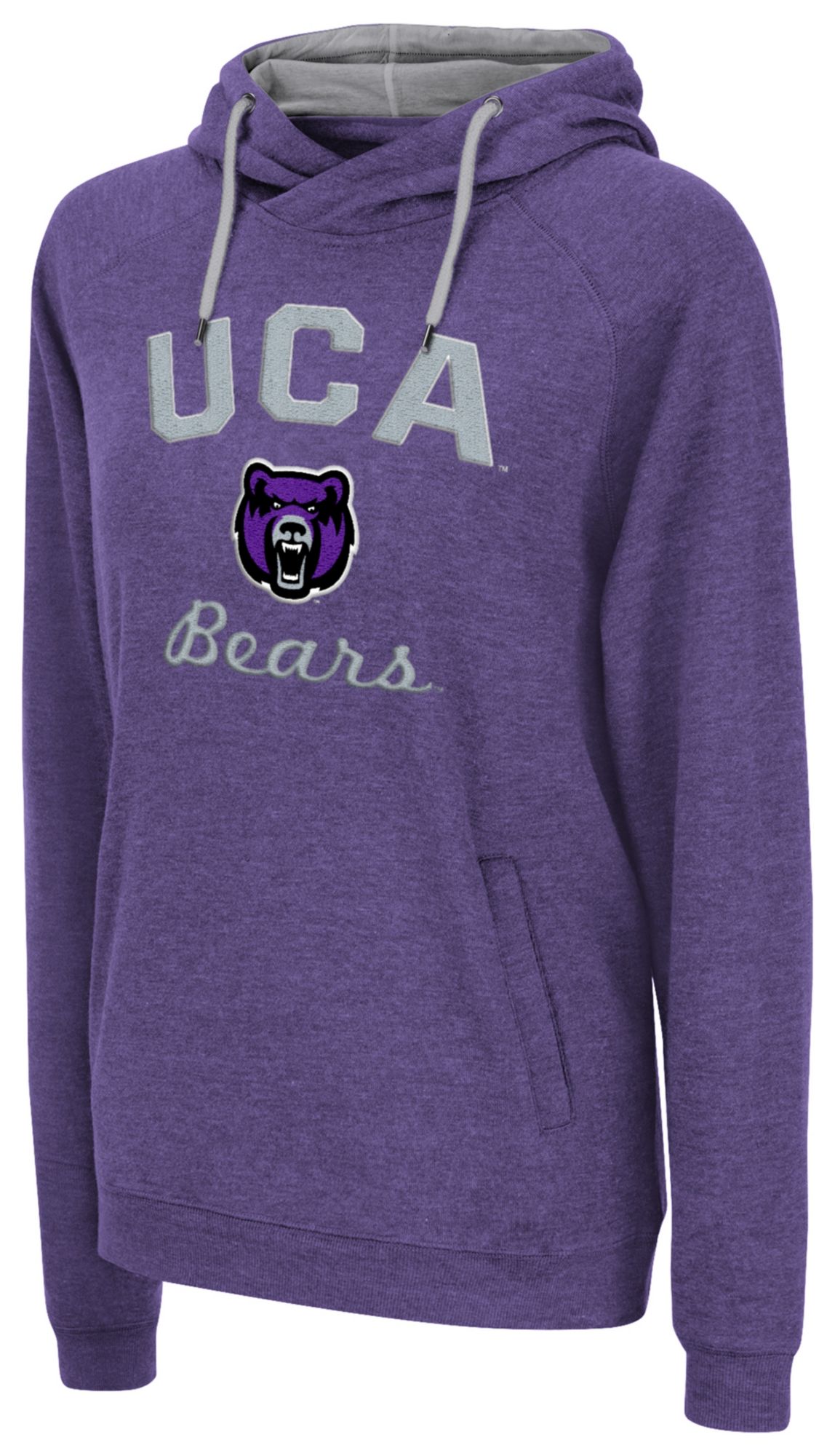 Colosseum Women's Central Arkansas Bears  Purple Pullover Hoodie