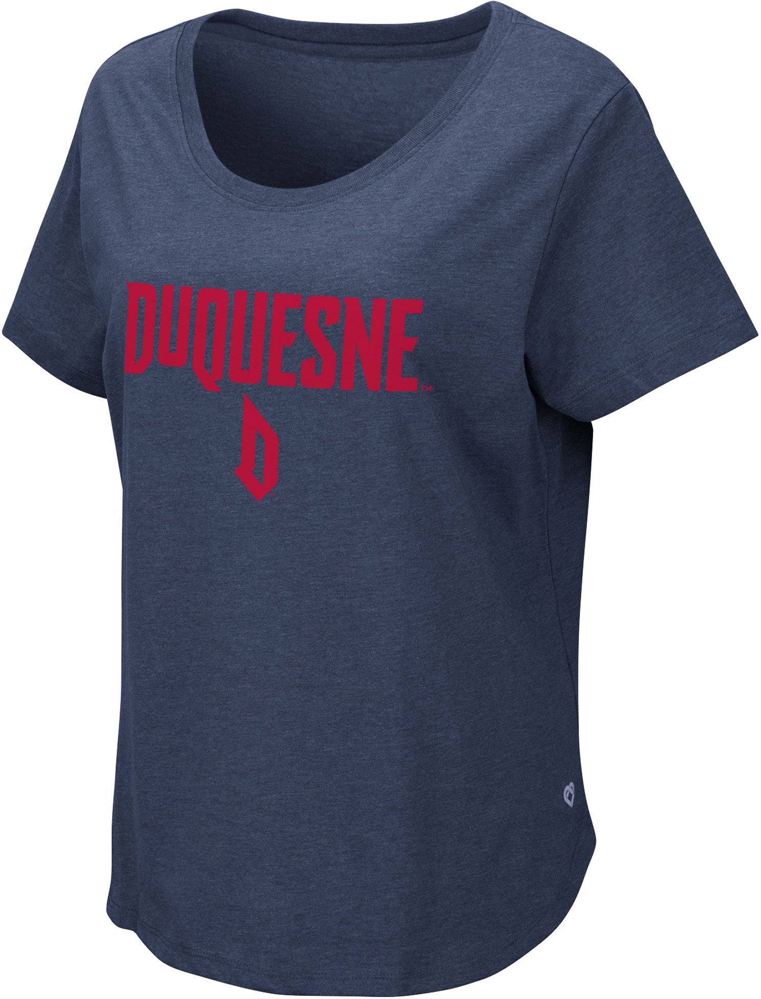 Colosseum Women's Duquesne Dukes Navy T-Shirt