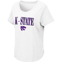 Colosseum Women's Kansas State Wildcats White T-Shirt
