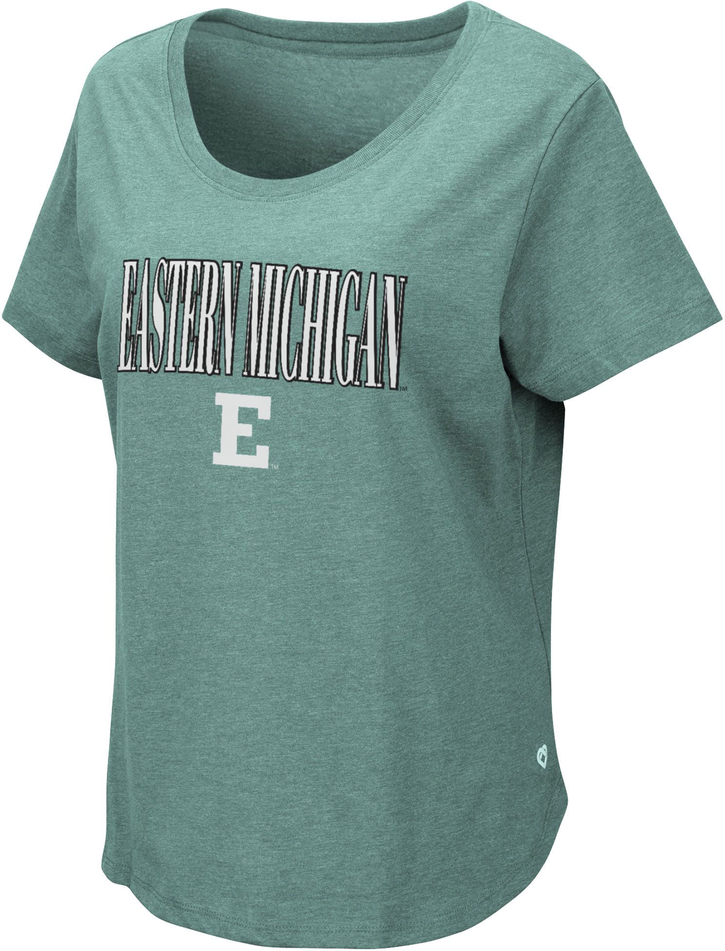 Colosseum Women's Eastern Michigan Eagles Green T-Shirt
