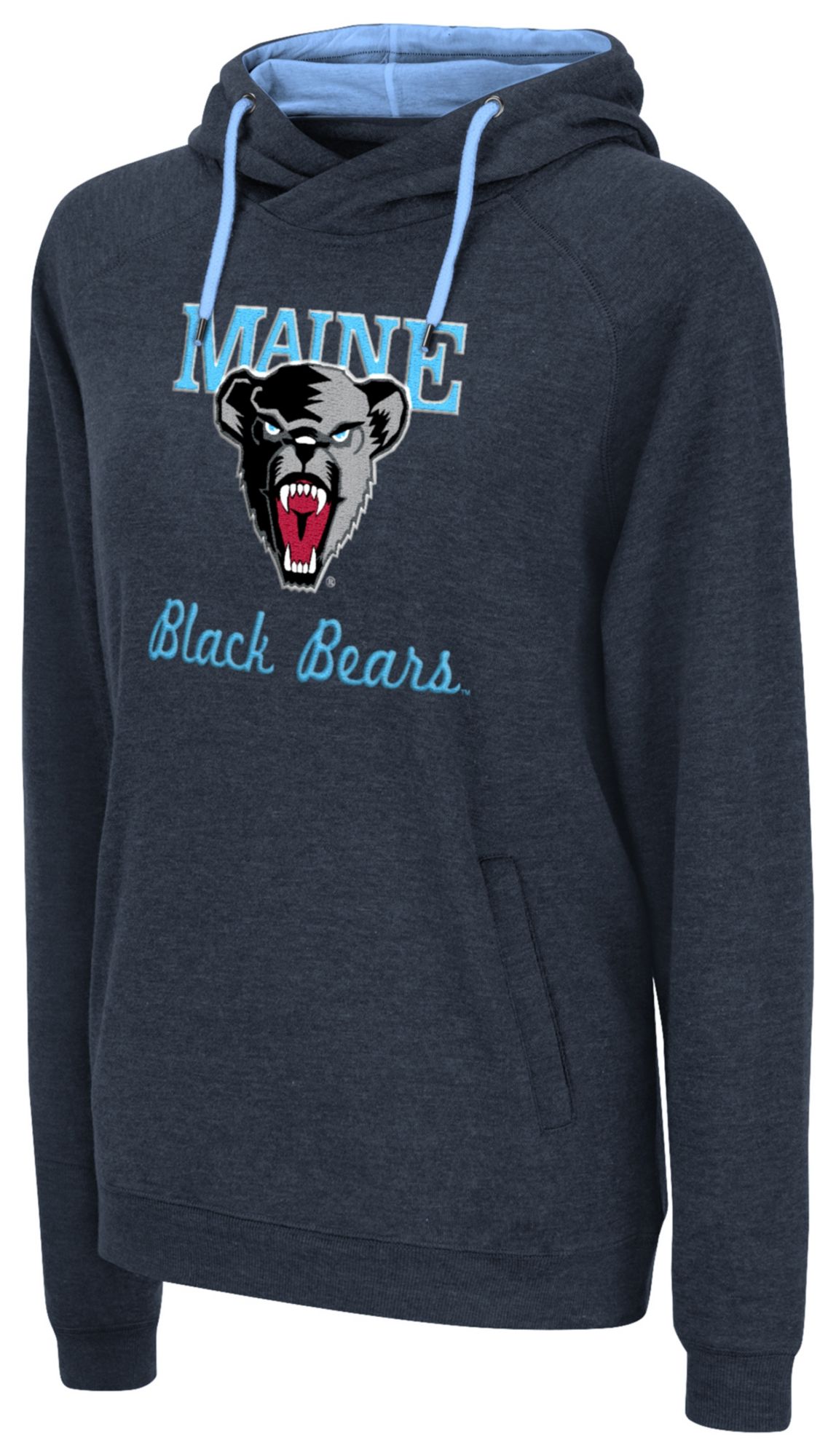 Colosseum Women's Maine Black Bears Navy Pullover Hoodie
