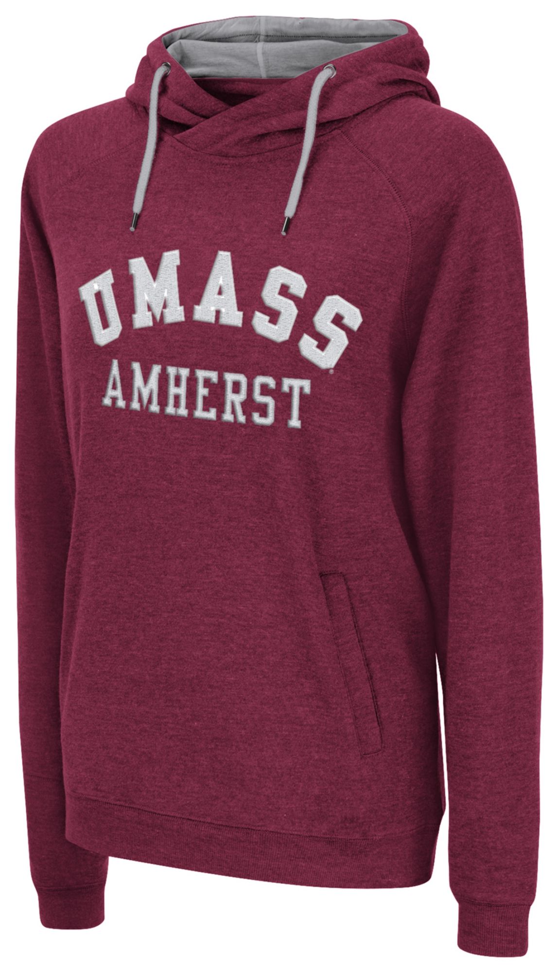 Colosseum Women's UMass Minutemen Garnet Pullover Hoodie