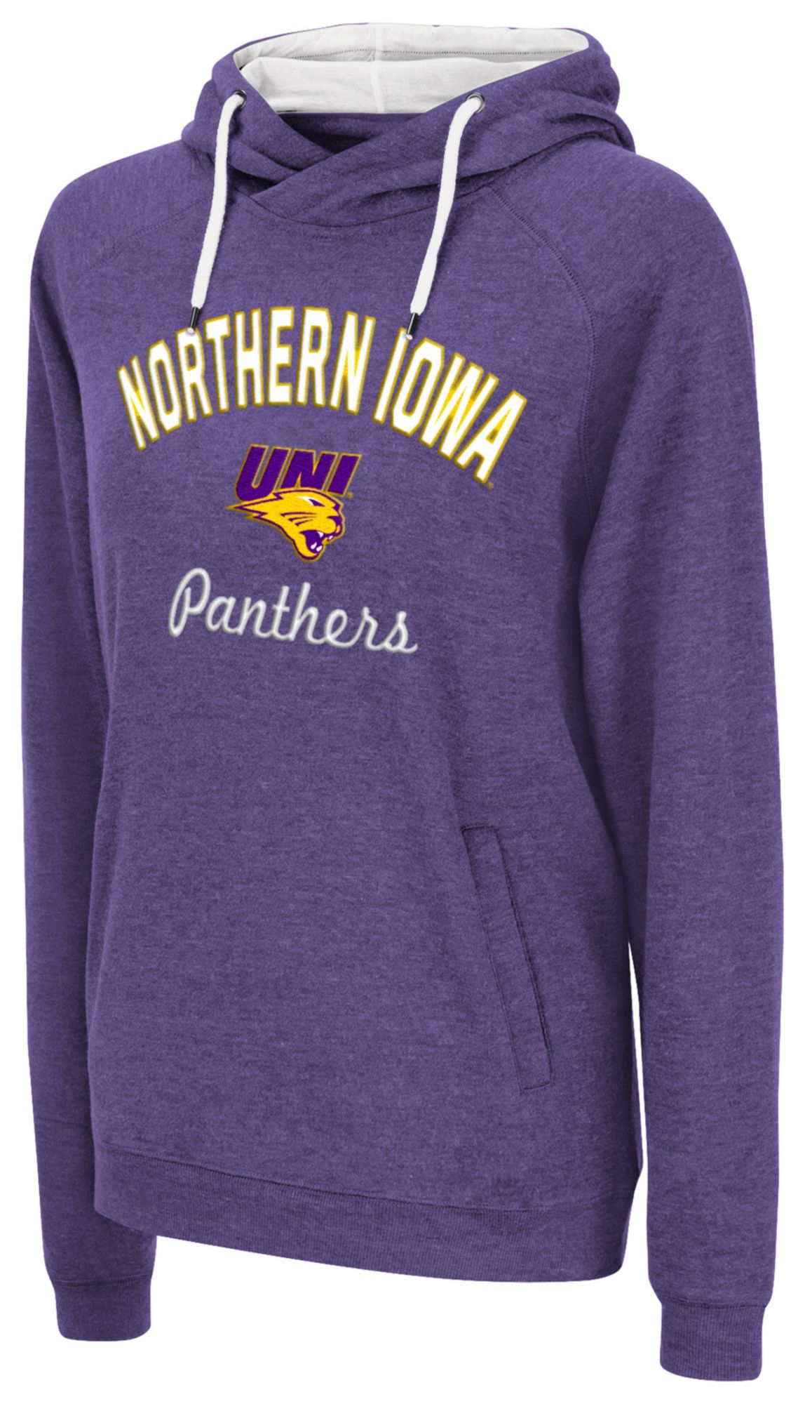 Colosseum Women's Northern Iowa Panthers  Purple Pullover Hoodie