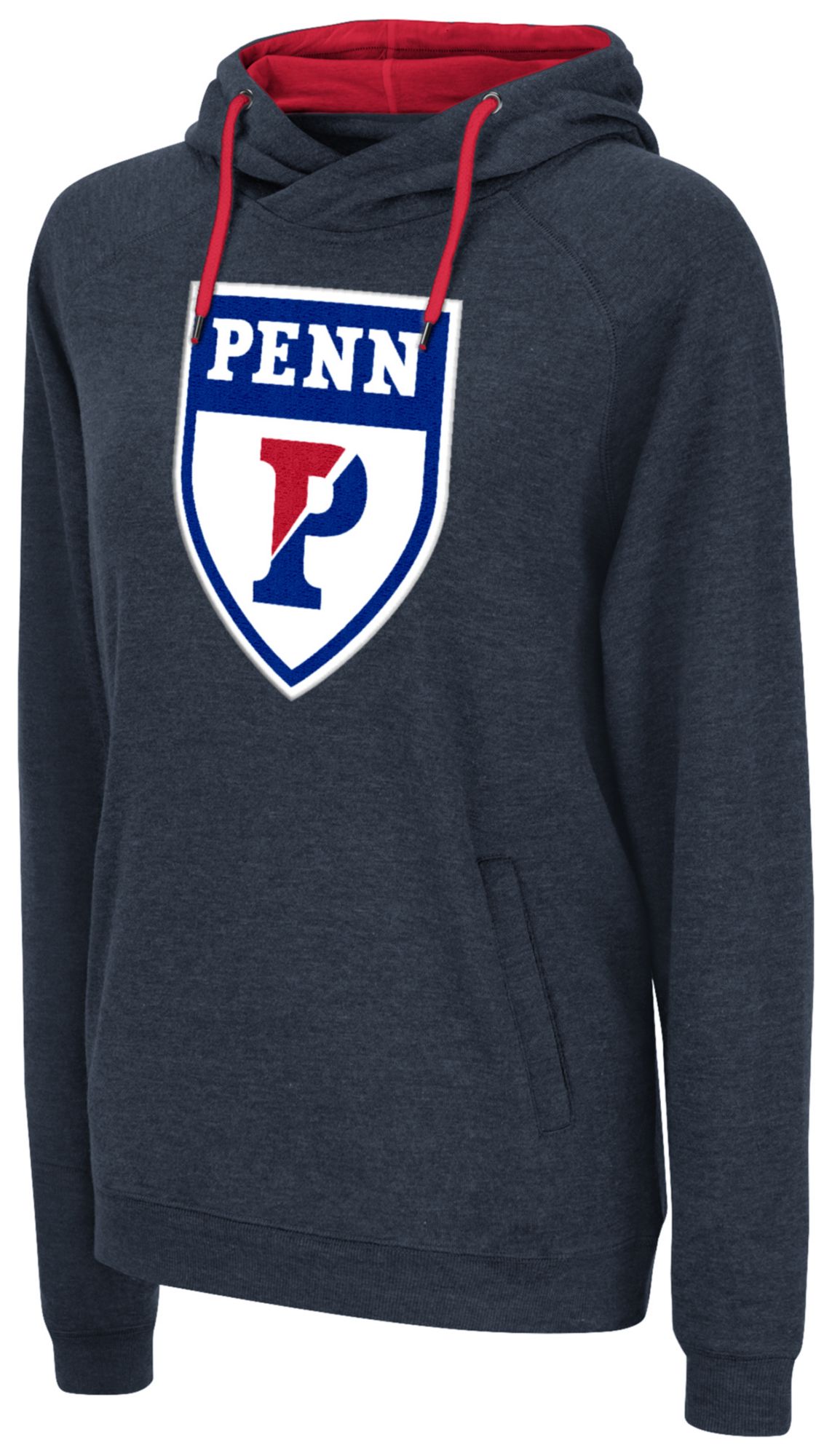 Colosseum Women's University of Pennsylvania Quakers Navy Pullover Hoodie