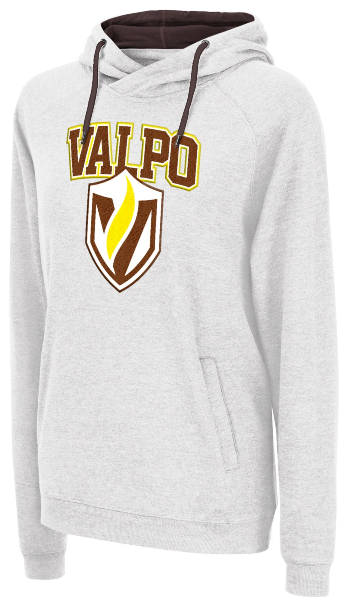 Colosseum Women's Valparaiso Beacons White Pullover Hoodie