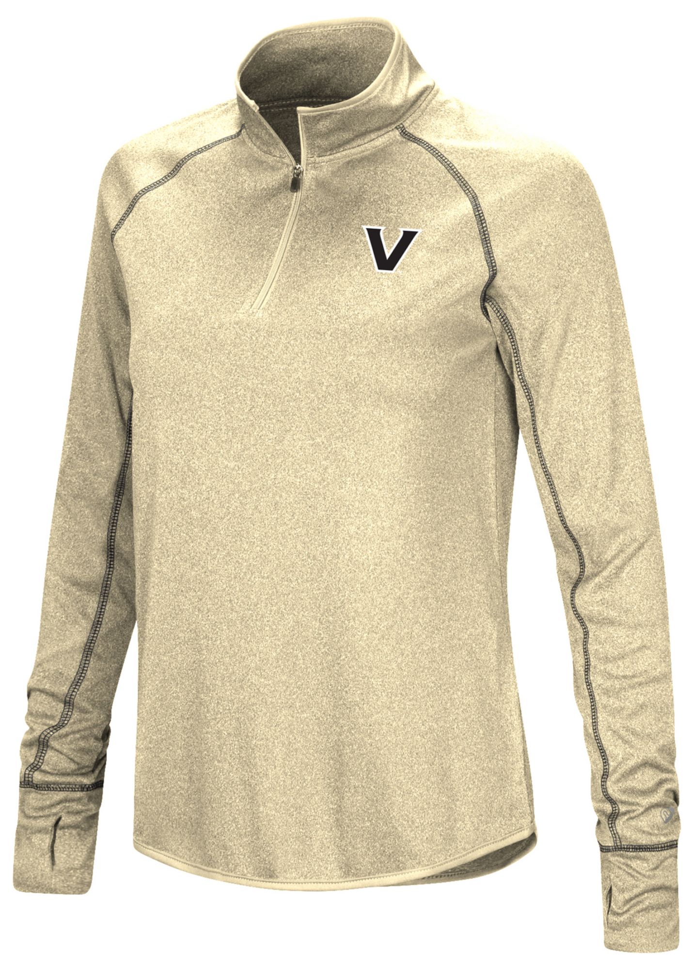 Colosseum Women's Vanderbilt Commodores Vegas Gold 1/4 Zip Pullover