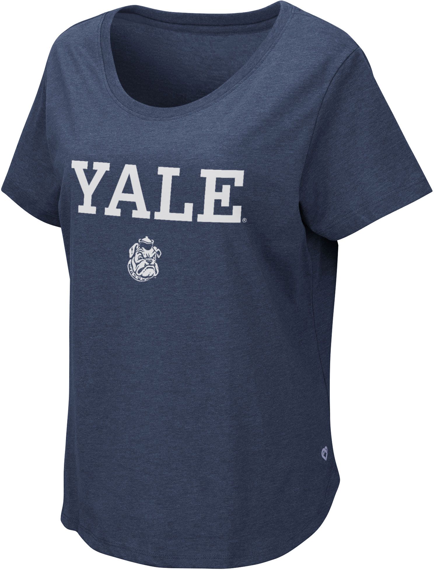 Colosseum Women's Yale Bulldogs Navy T-Shirt