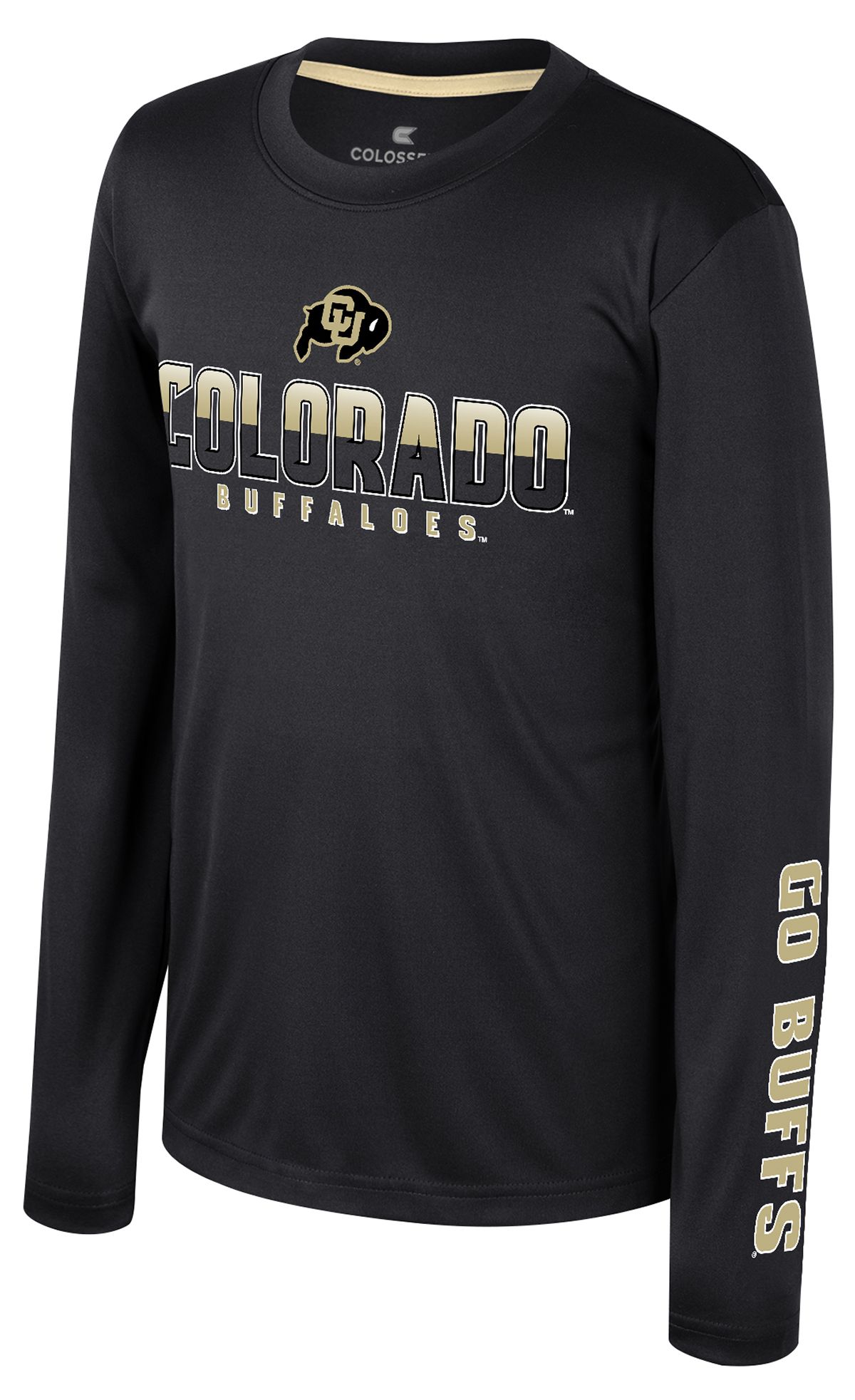 Colosseum Youth Colorado Buffaloes Black Armada Long Sleeve T-Shirt