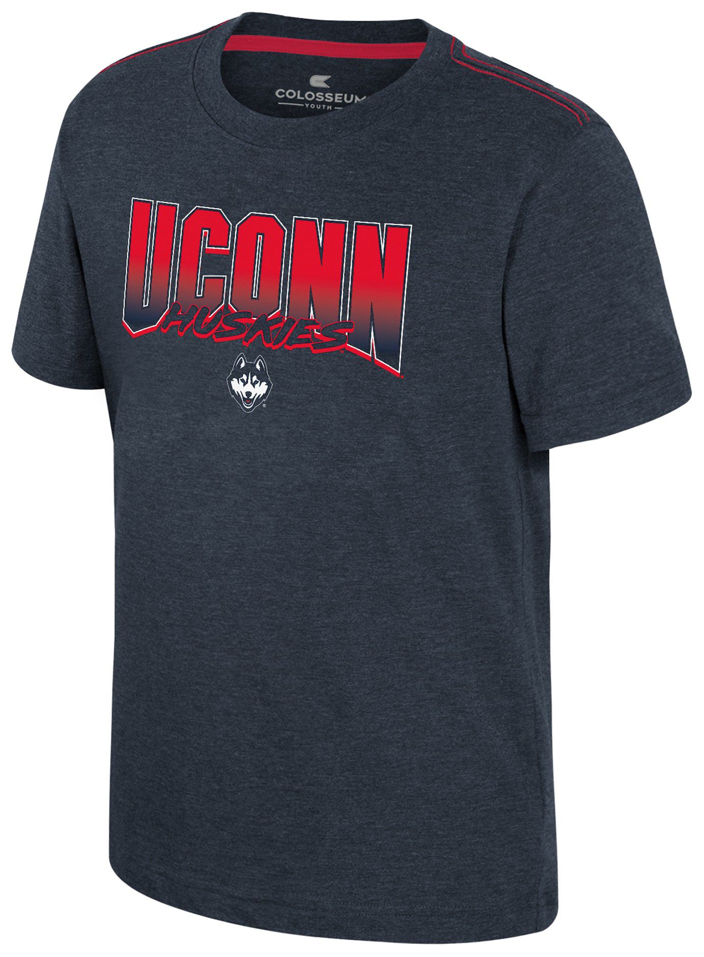 Colosseum Youth UConn Huskies Navy Wade T-Shirt