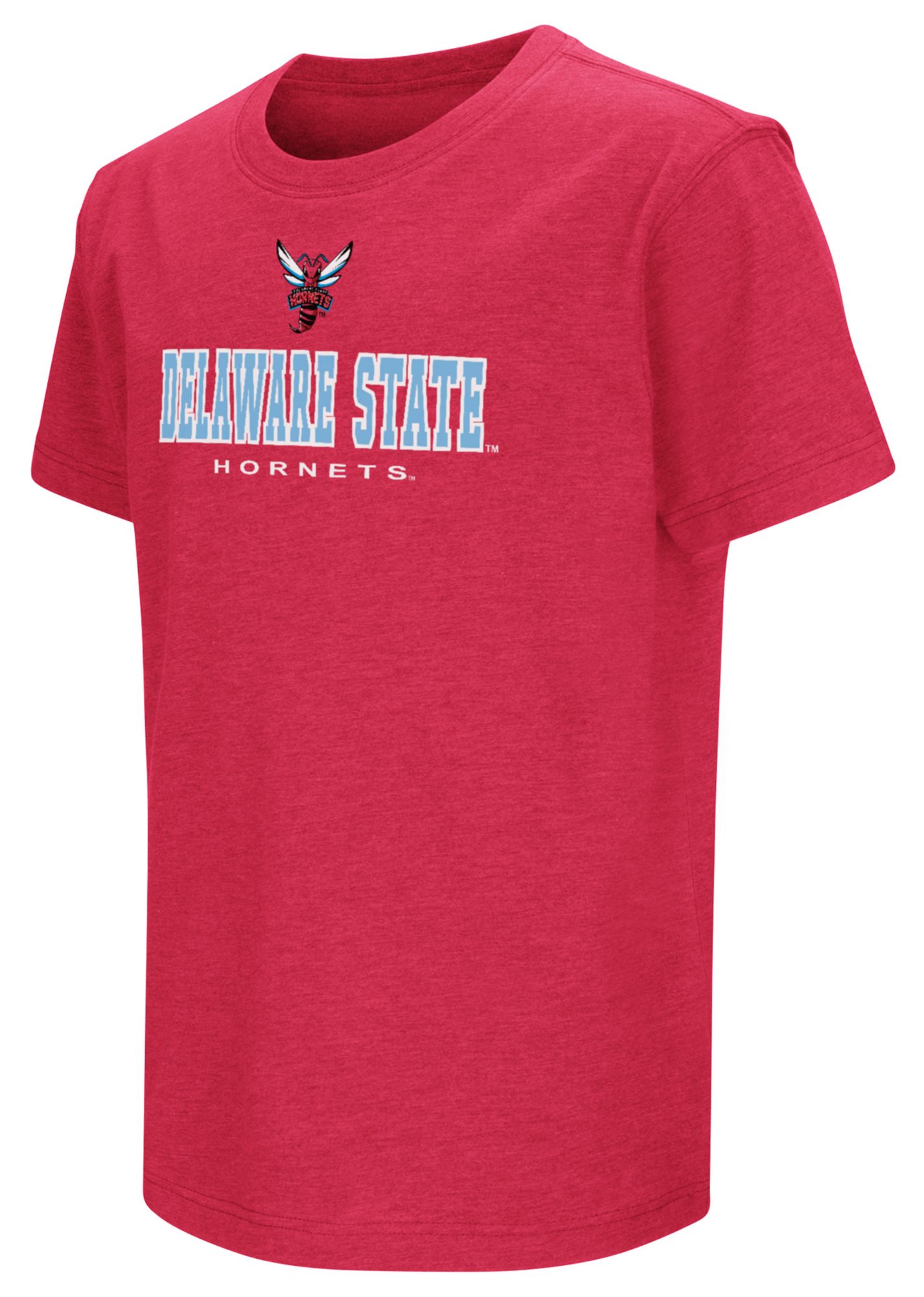 Colosseum Youth Delaware State Hornets Red T-Shirt